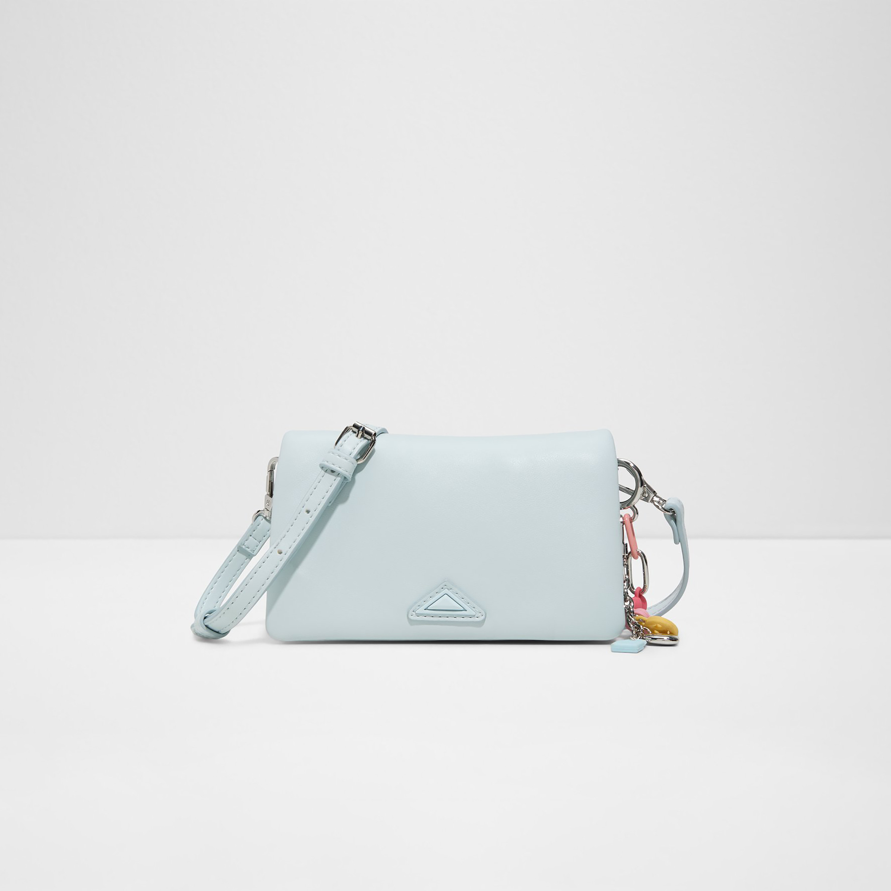 Aldo Lolly Plain Crossbody Bag with Flap Closure and Adjustable Strap-women-bagsandwallets-handbags-image-1