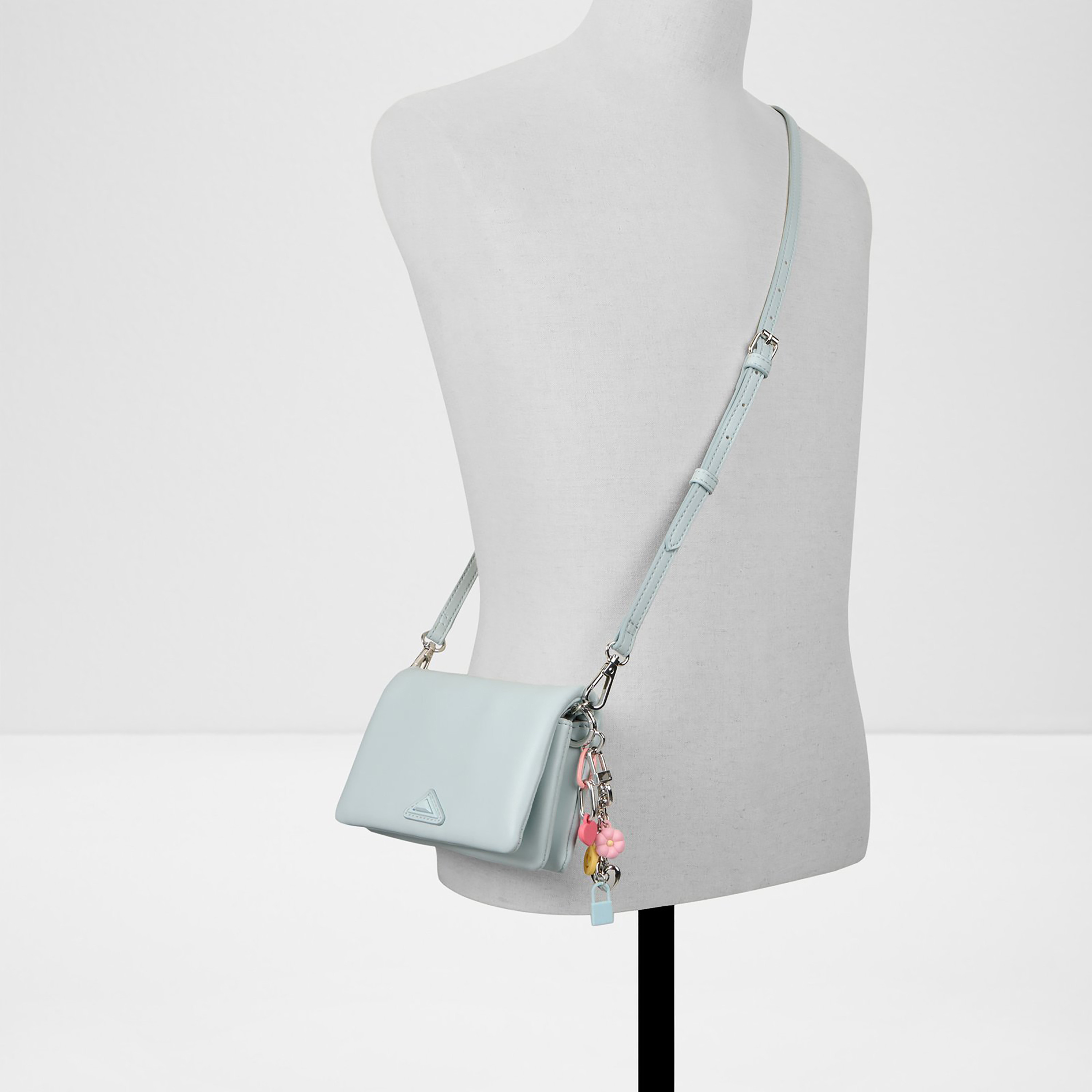 Aldo Lolly Plain Crossbody Bag with Flap Closure and Adjustable Strap-women-bagsandwallets-handbags-image-4