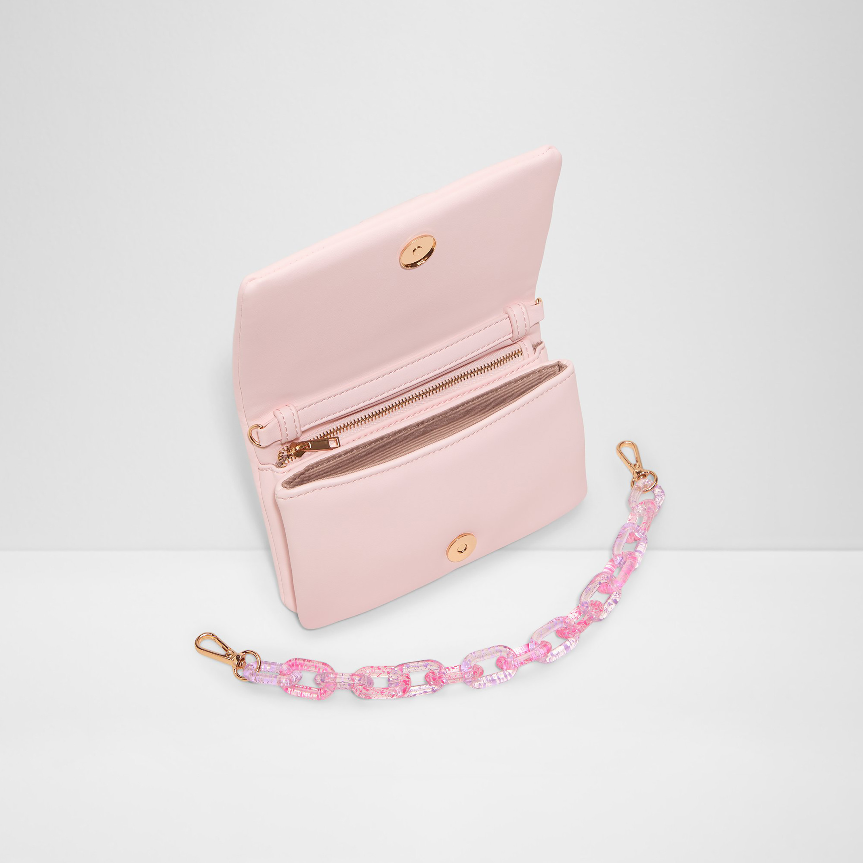Aldo Lolly Plain Sling Bag with Flap Closure and Adjustable Strap-women-bagsandwallets-handbags-image-3