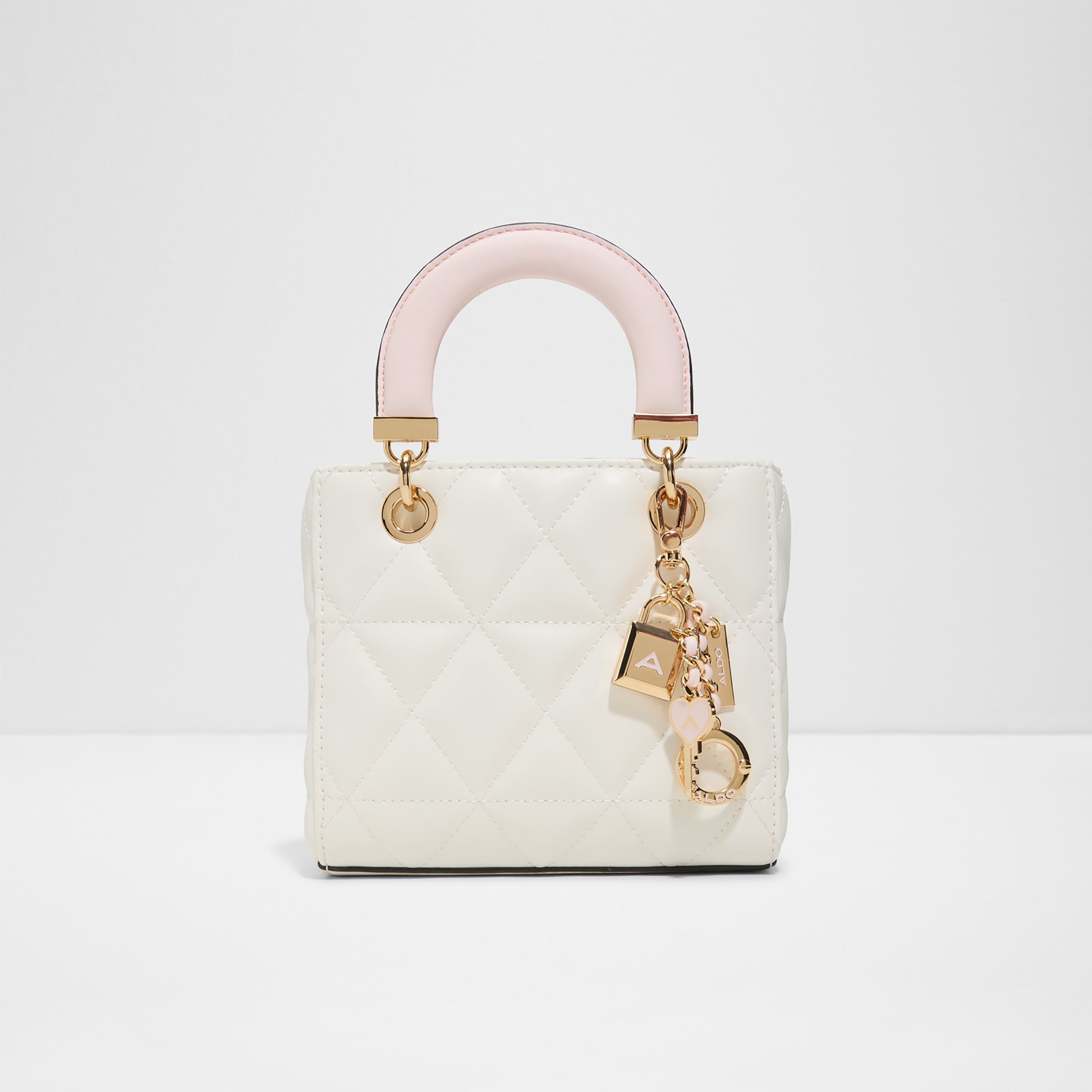 Aldo Florense Quilted Double Handle Handheld Bag with Magnetic Closure & Adjustable Strap-women-bagsandwallets-handbags-image-1