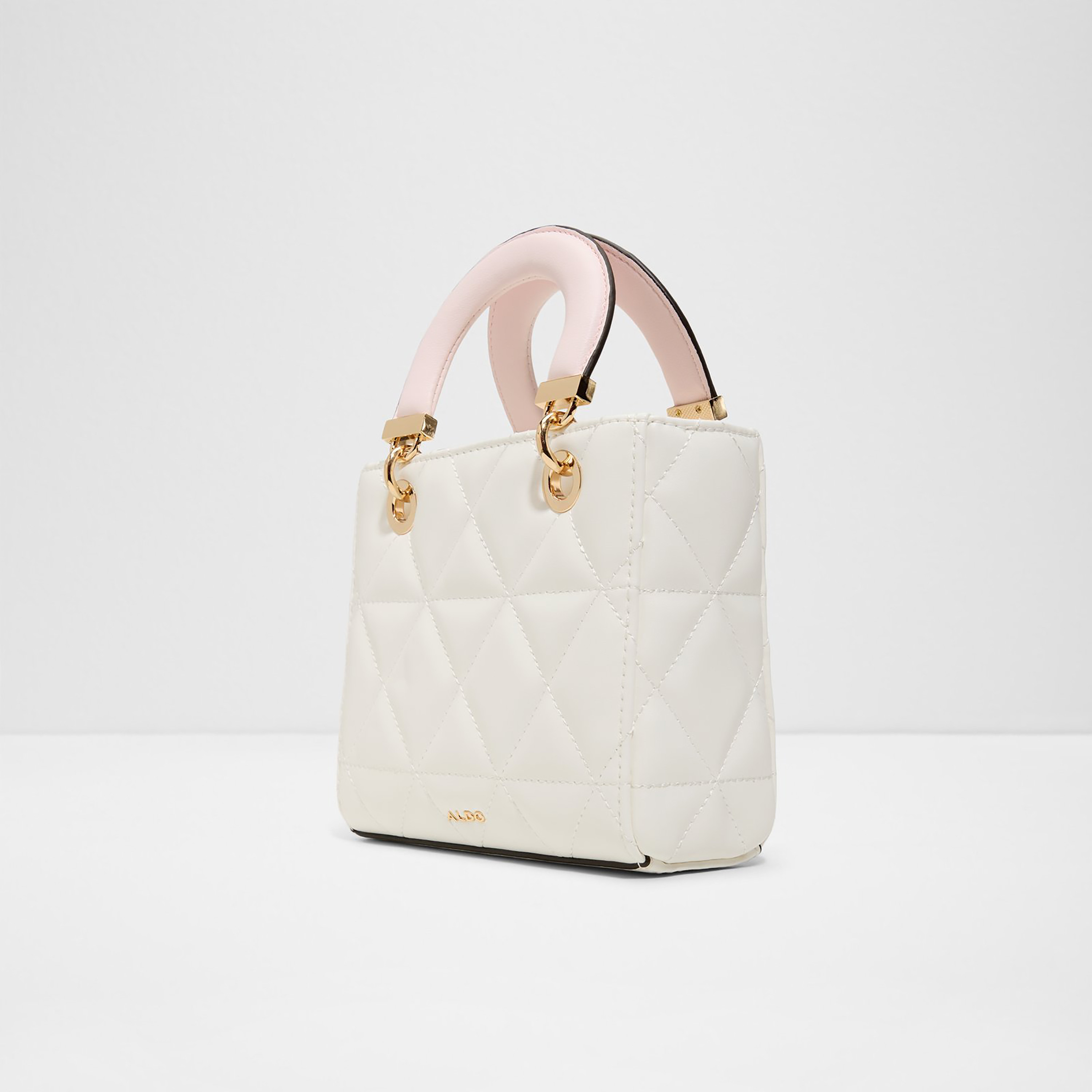Aldo Florense Quilted Double Handle Handheld Bag with Magnetic Closure & Adjustable Strap-women-bagsandwallets-handbags-image-2