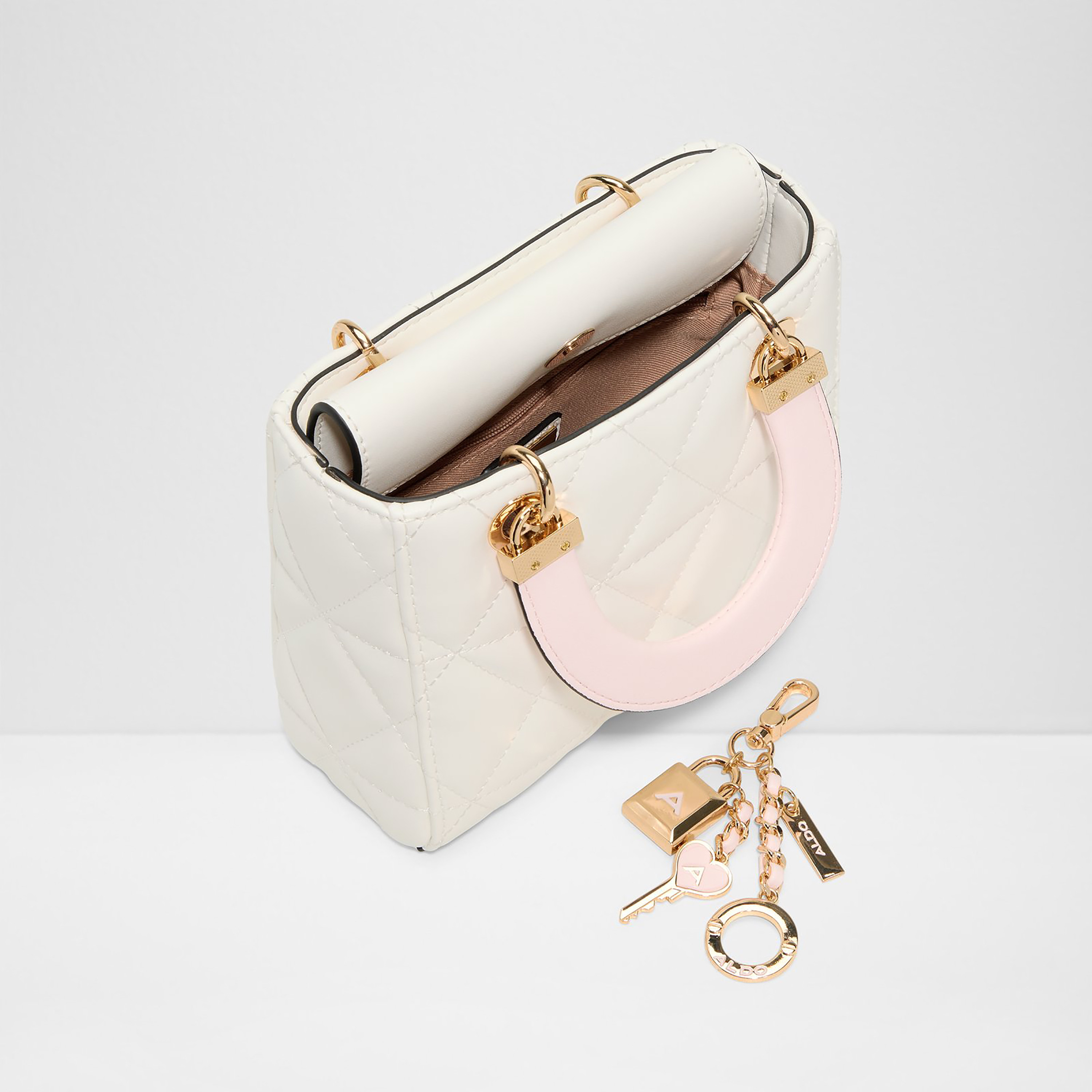 Aldo Florense Quilted Double Handle Handheld Bag with Magnetic Closure & Adjustable Strap-women-bagsandwallets-handbags-image-3