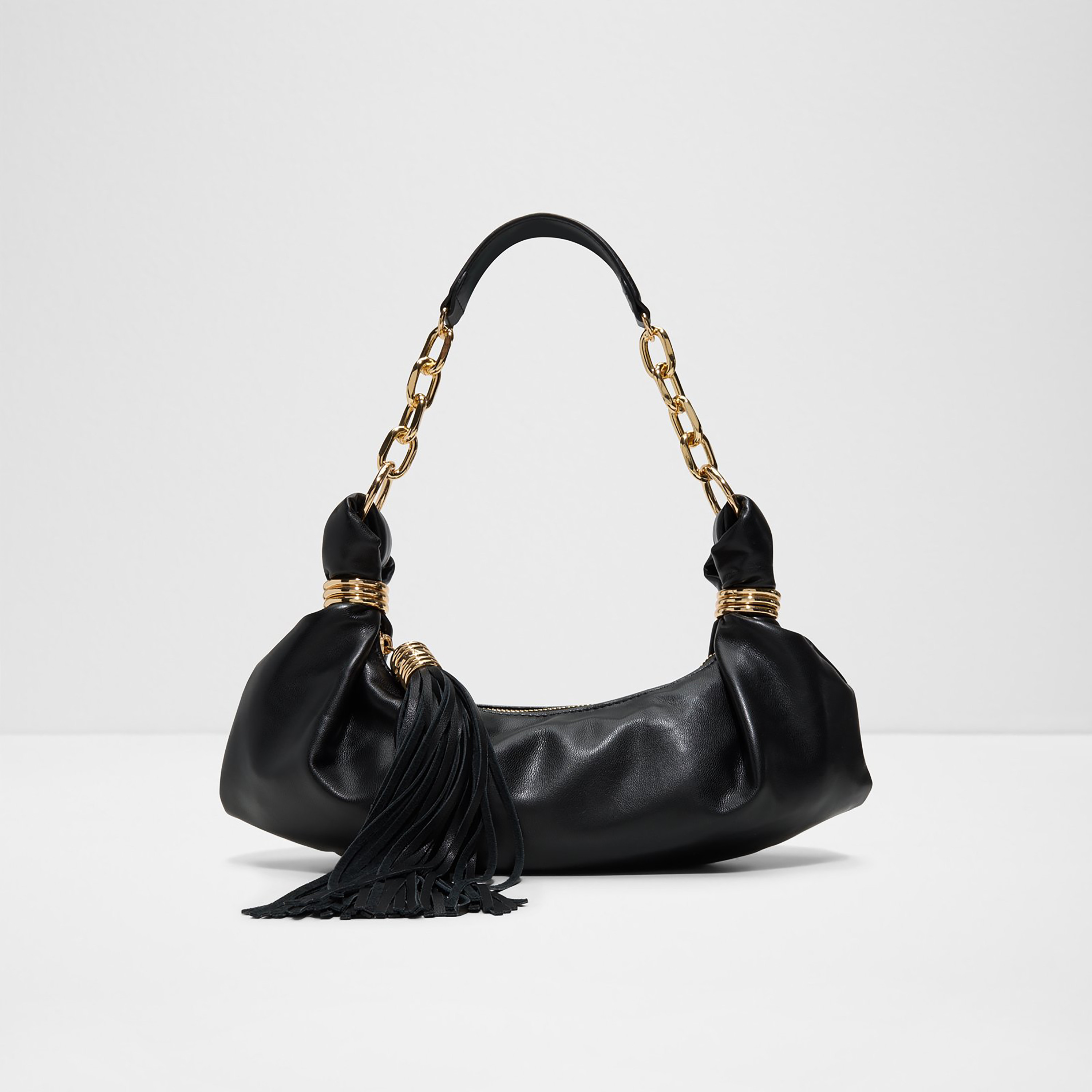 Aldo Ddaraeldar Plain Single Handle Shoulder Bag with Zip Closure-women-bagsandwallets-handbags-image-1