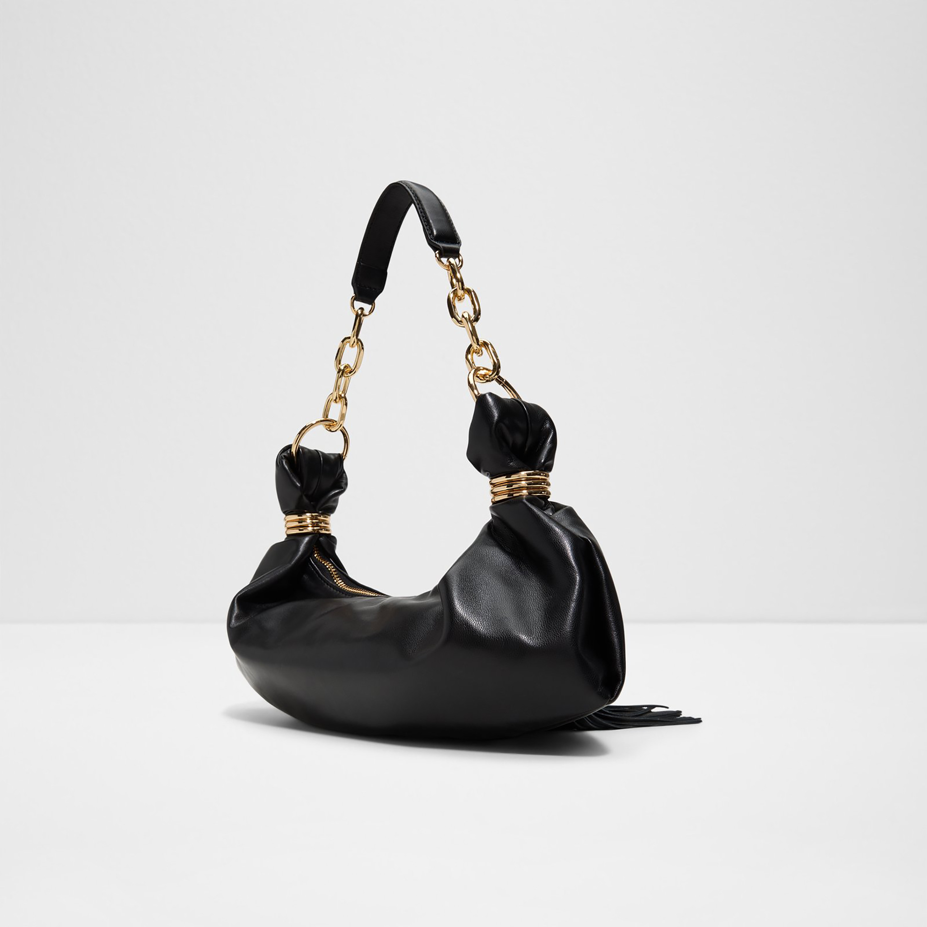 Aldo Ddaraeldar Plain Single Handle Shoulder Bag with Zip Closure-women-bagsandwallets-handbags-image-2