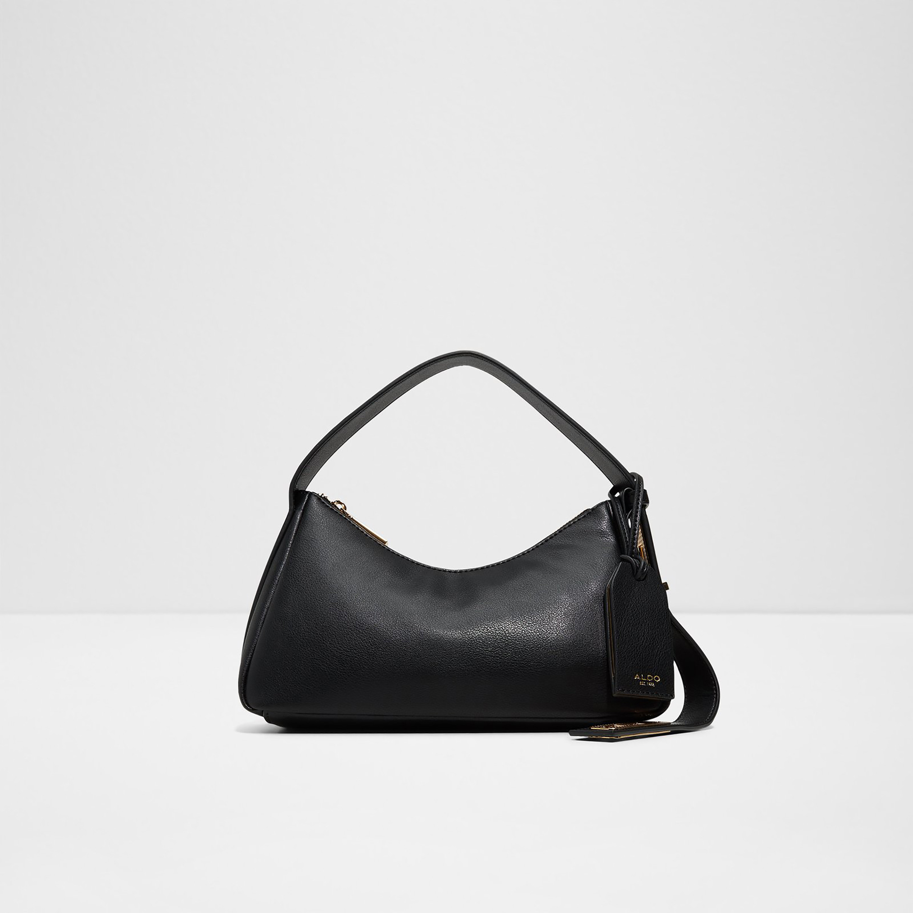 Aldo Ccharlautte Plain Single Handle Shoulder Bag with Zip Closure-women-bagsandwallets-handbags-image-1