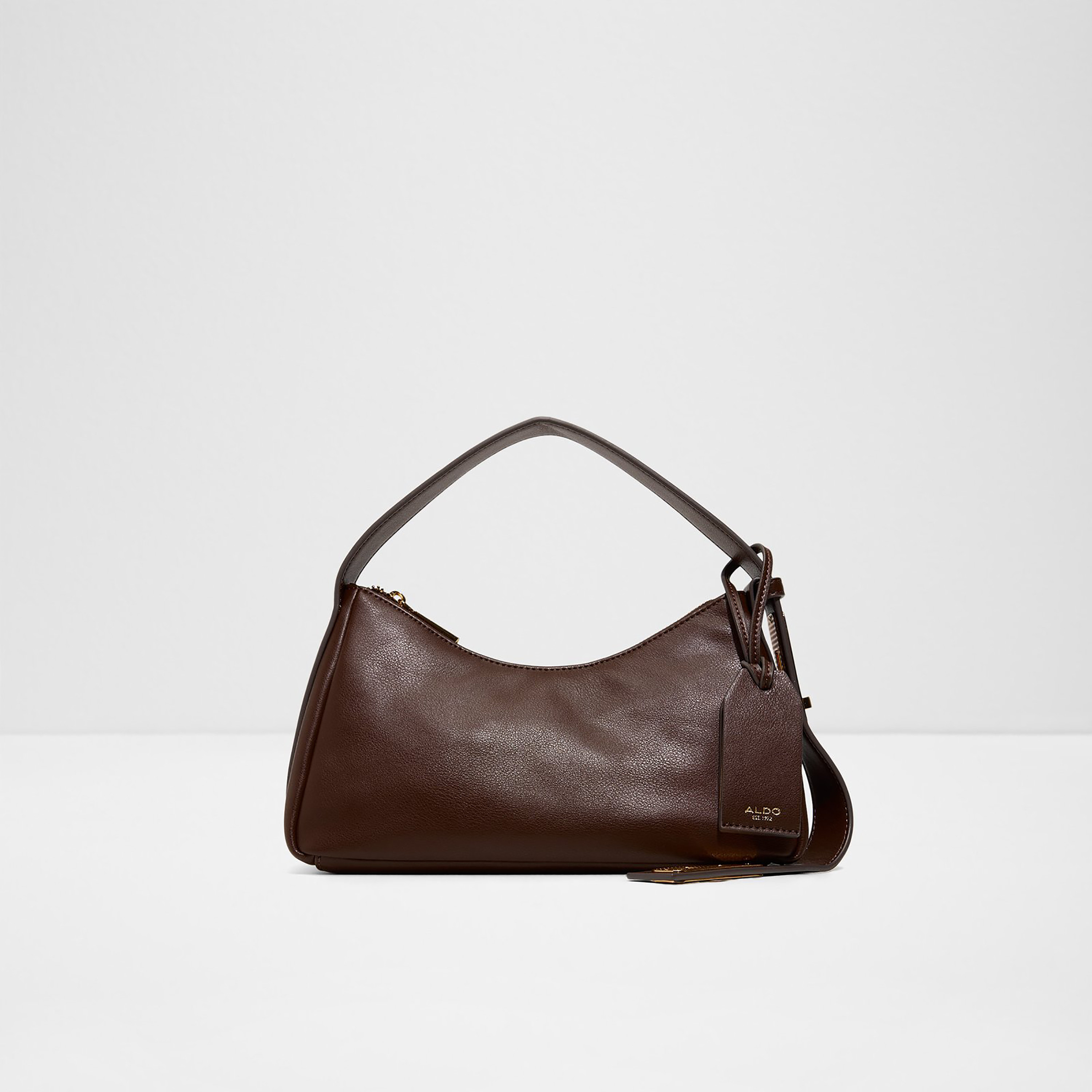 Aldo Ccharlautte Plain Single Handle Shoulder Bag with Zip Closure-women-bagsandwallets-handbags-image-1