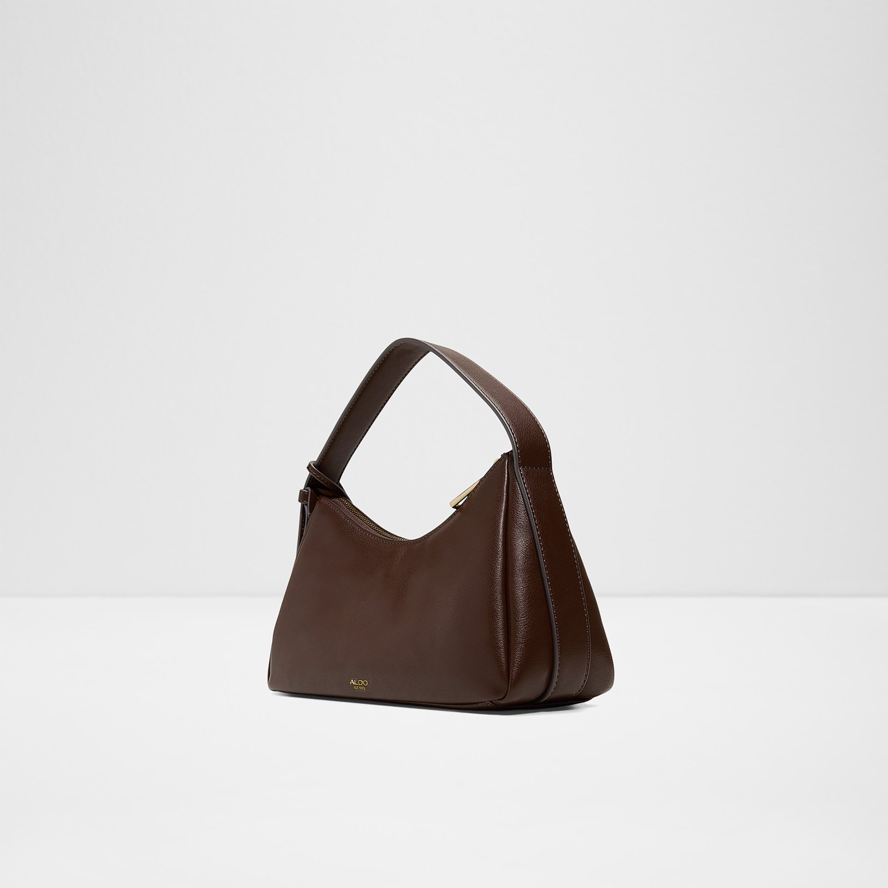 Aldo Ccharlautte Plain Single Handle Shoulder Bag with Zip Closure-women-bagsandwallets-handbags-image-2