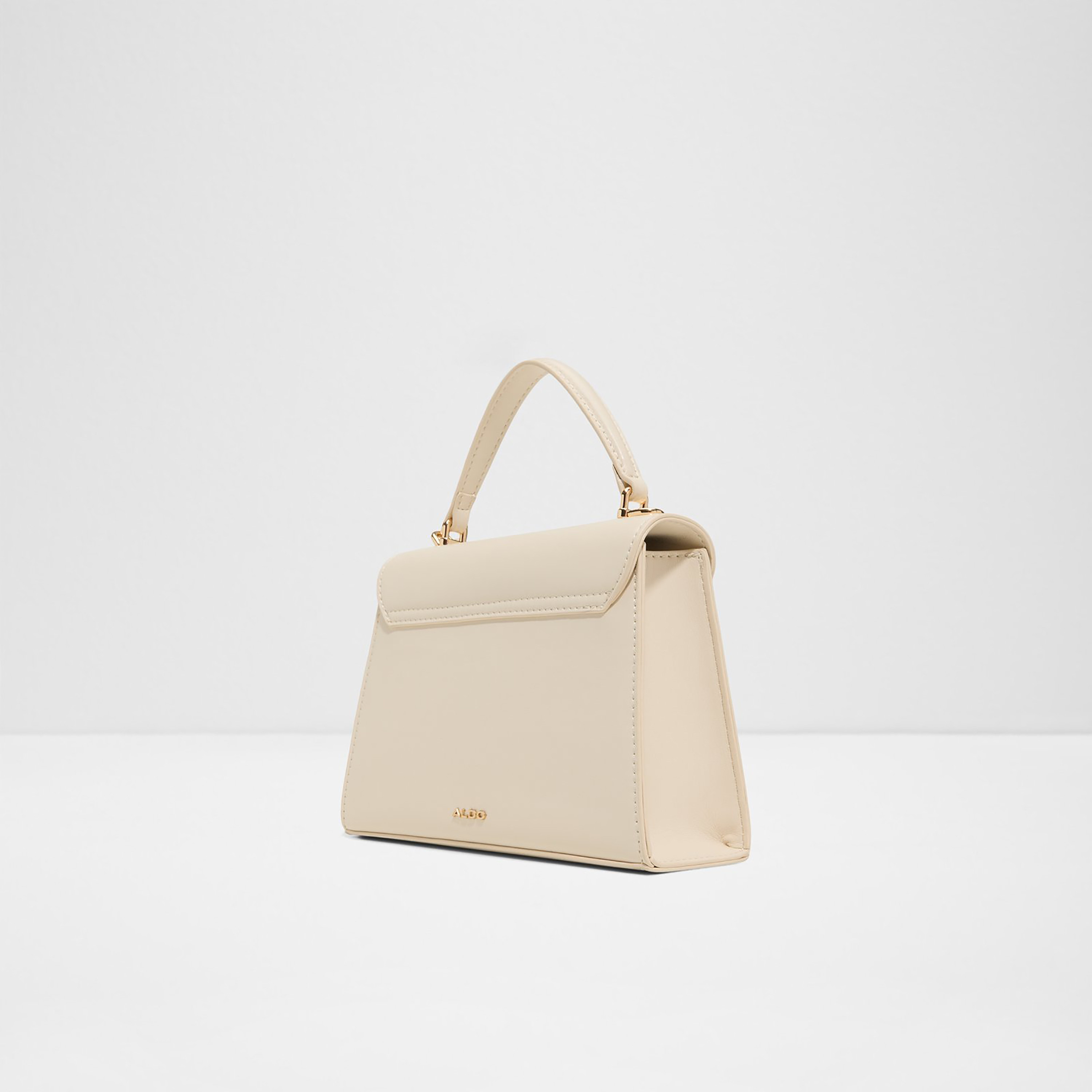 Aldo Seraphyna Plain Top Handle Satchel Bag with Twist Lock and Adjustable Strap-women-bagsandwallets-handbags-image-2