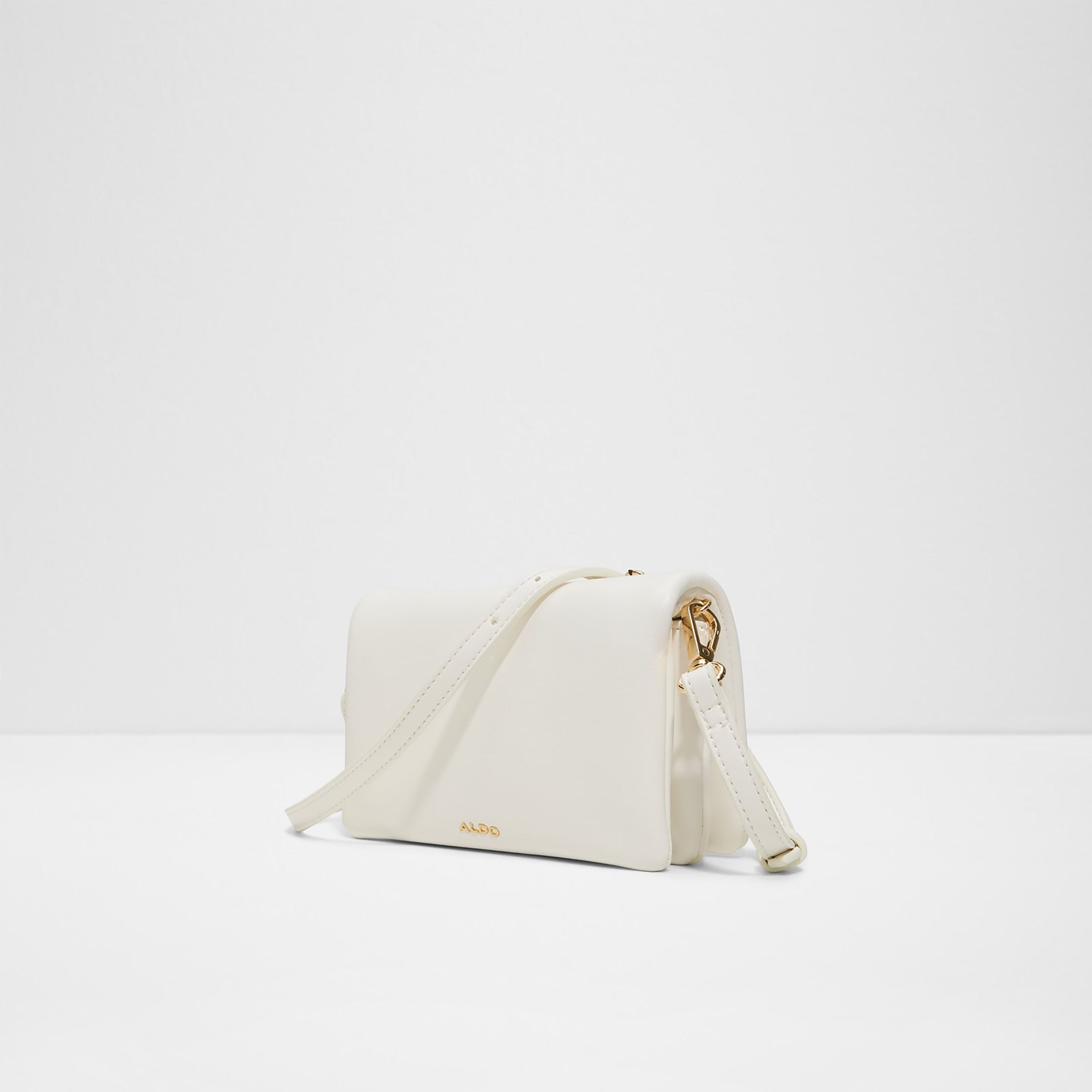 Aldo Lolly Plain Crossbody Bag with Magnetic Closure and Adjustable Strap-women-bagsandwallets-handbags-image-2