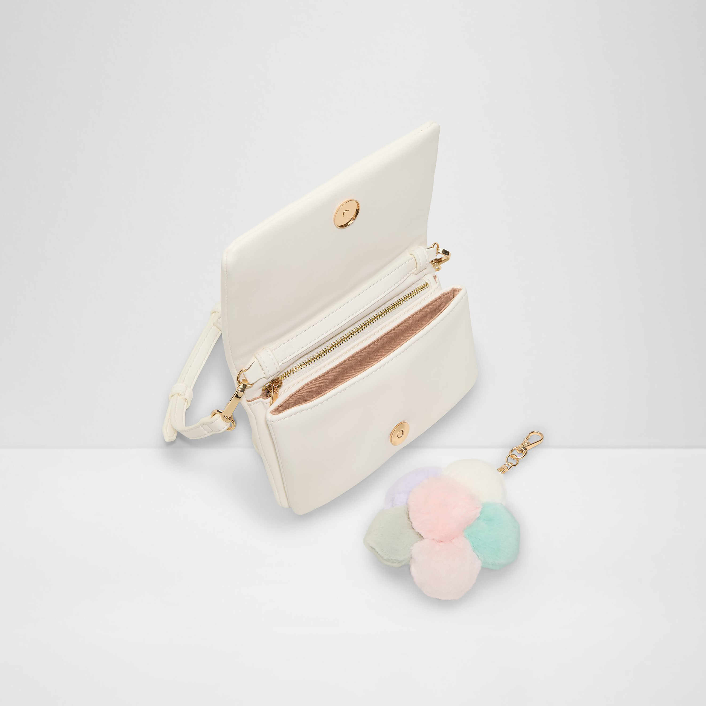 Aldo Lolly Plain Crossbody Bag with Magnetic Closure and Adjustable Strap-women-bagsandwallets-handbags-image-3
