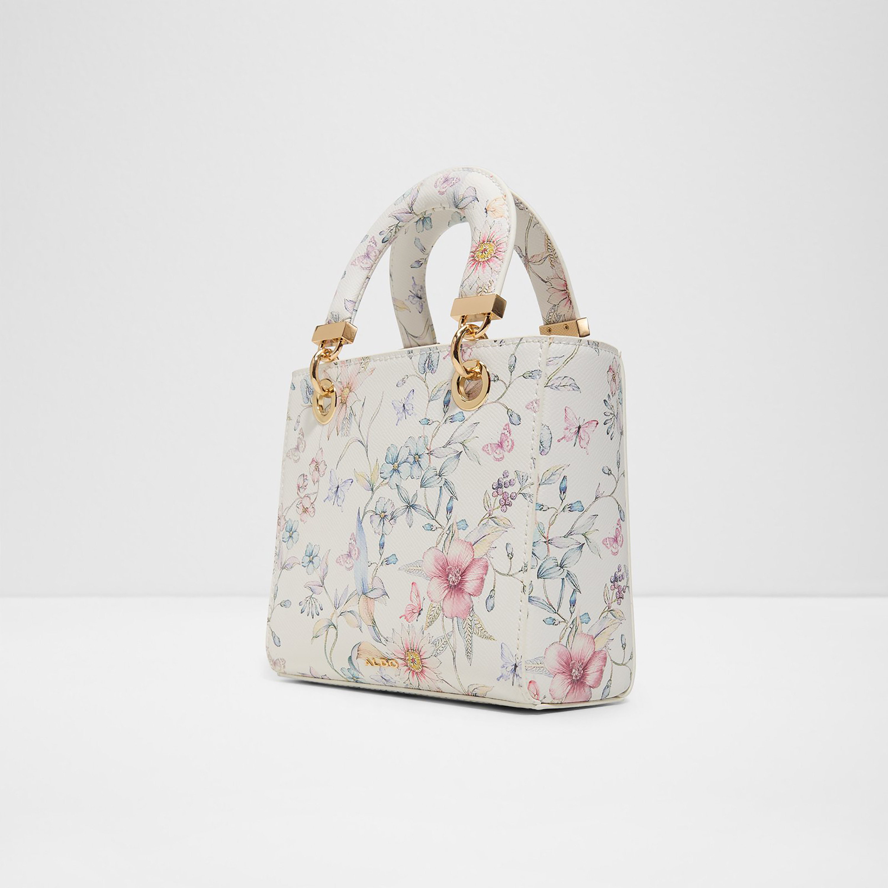 Aldo Florense Floral Printed Double Handle Handheld Bag with Magnetic Closure & Strap-women-bagsandwallets-handbags-image-2