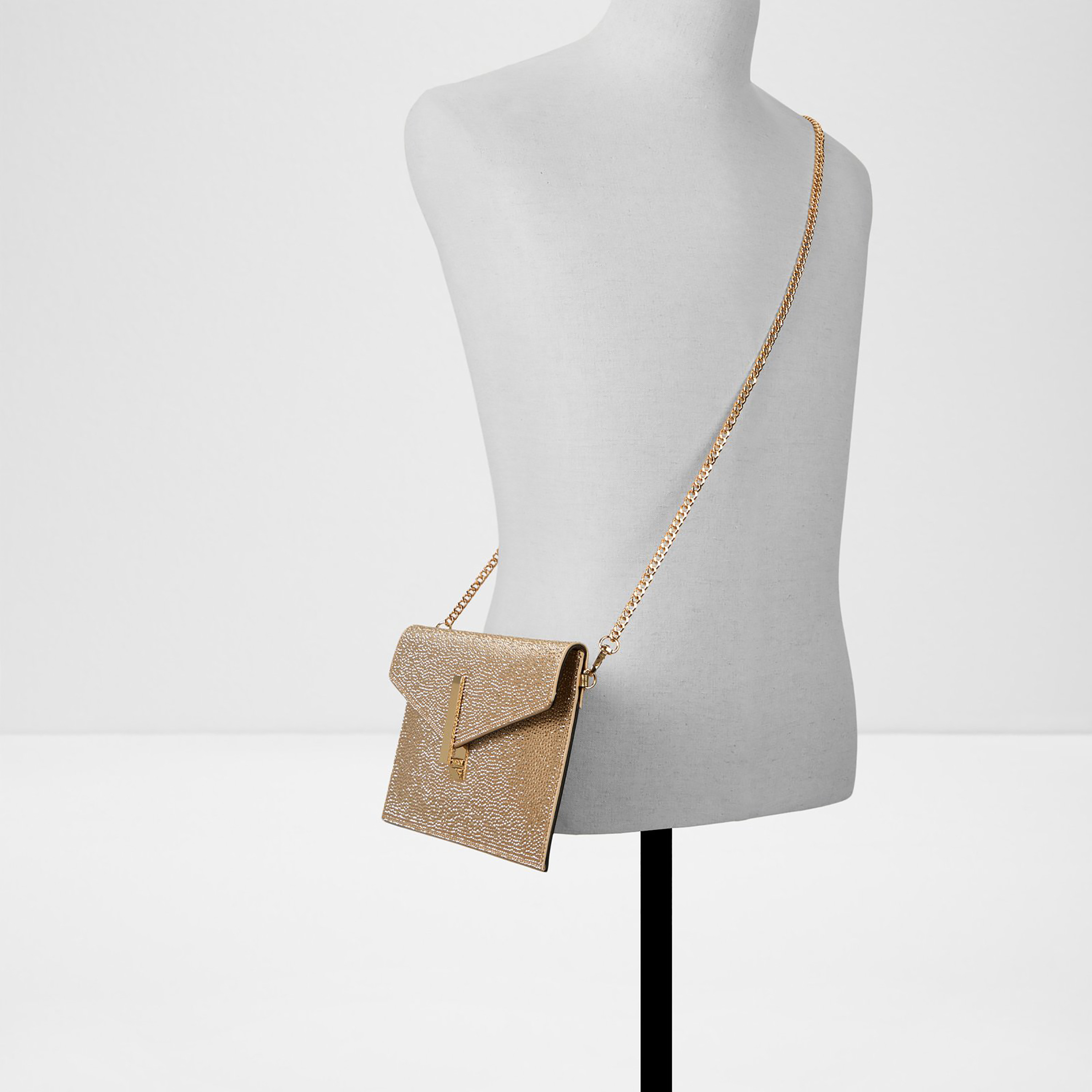 Aldo Laribling Embellished Clutch with Flap Closure and Detachable Strap-women-bagsandwallets-handbags-image-4