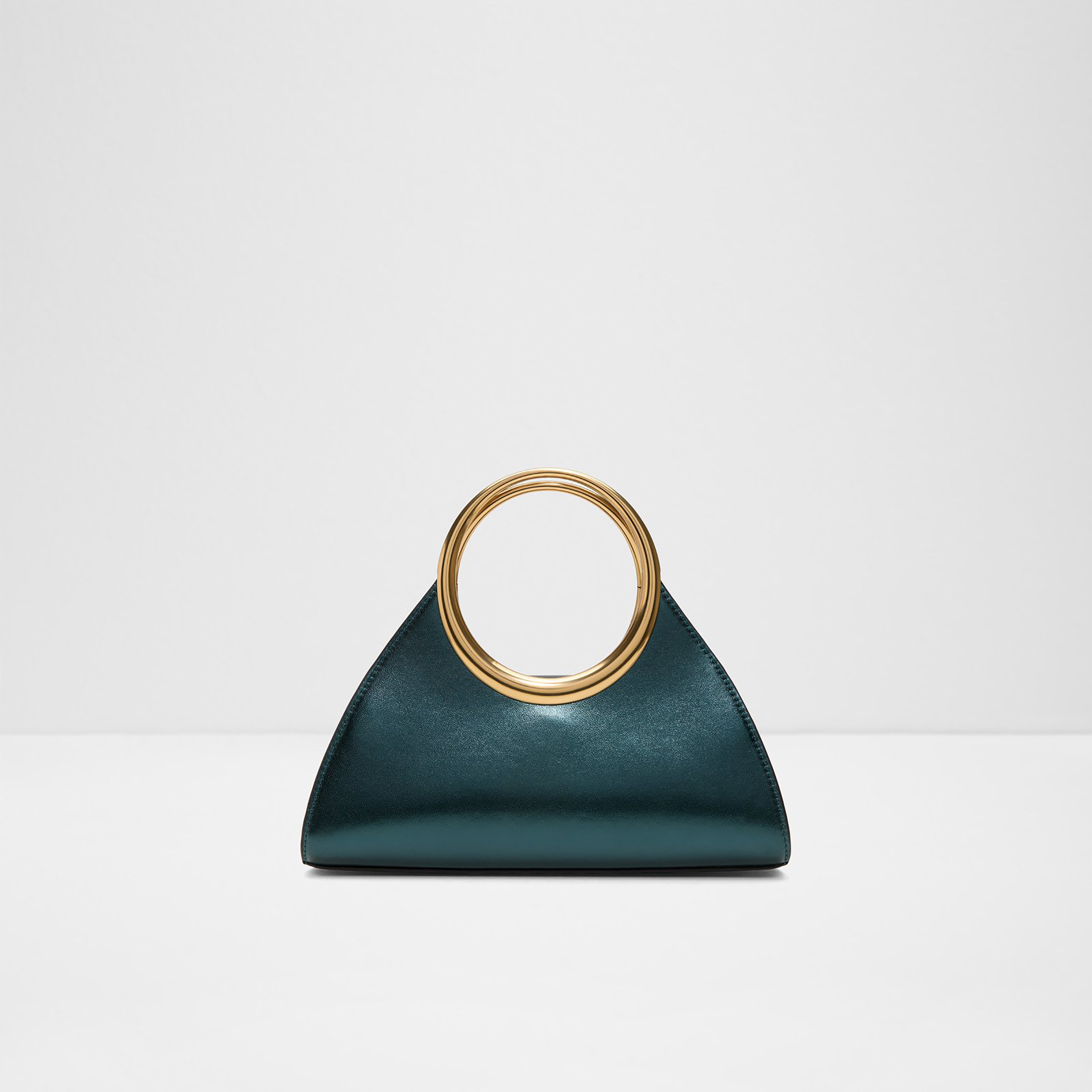 Aldo Alayamoon Plain Metal Ring Handle Handheld Bag with Open Top & Adjustable Strap-women-bagsandwallets-handbags-image-1