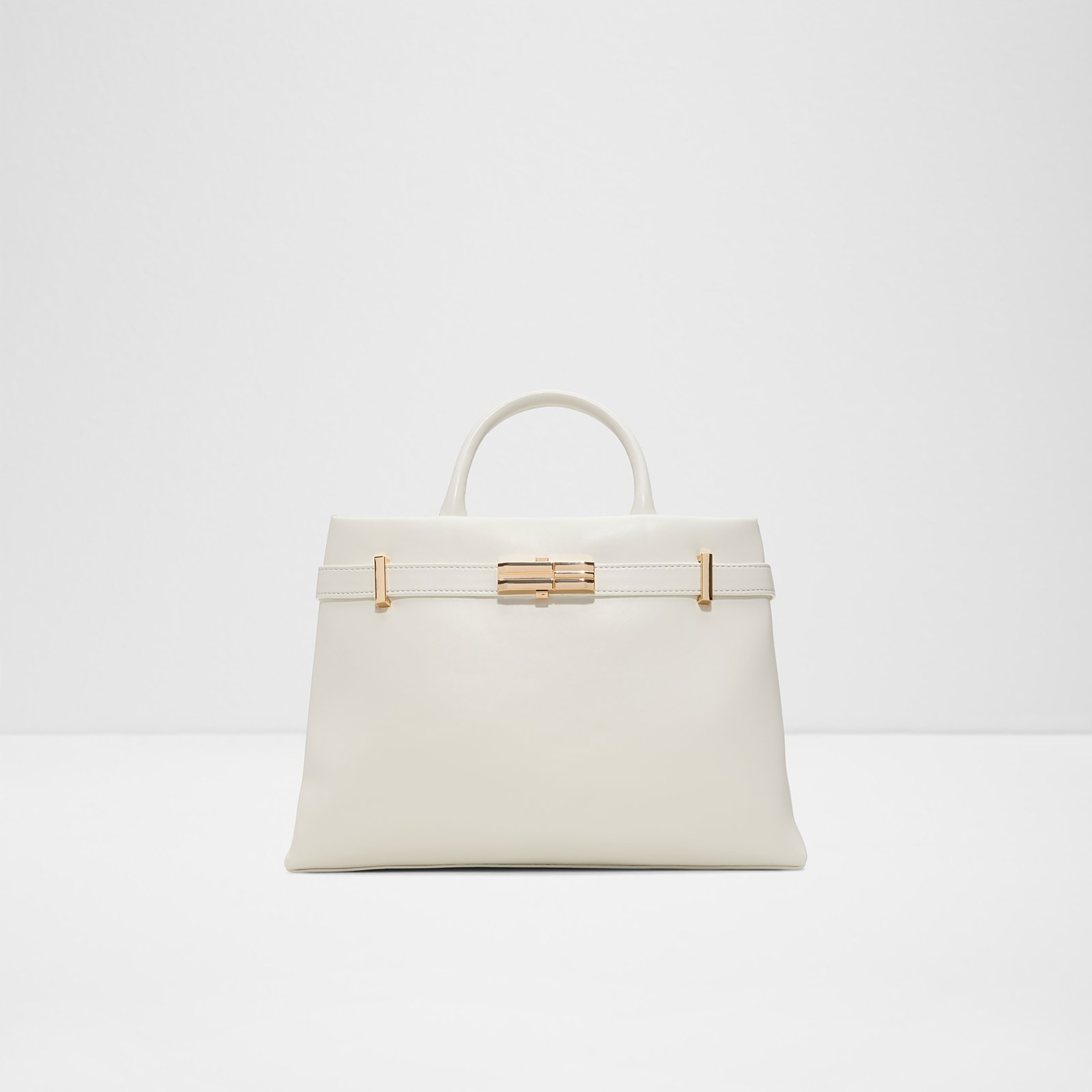 Aldo Alicie Plain Double Handle Satchel Bag with Magnetic Closure & Adjustable Strap-women-bagsandwallets-handbags-image-1