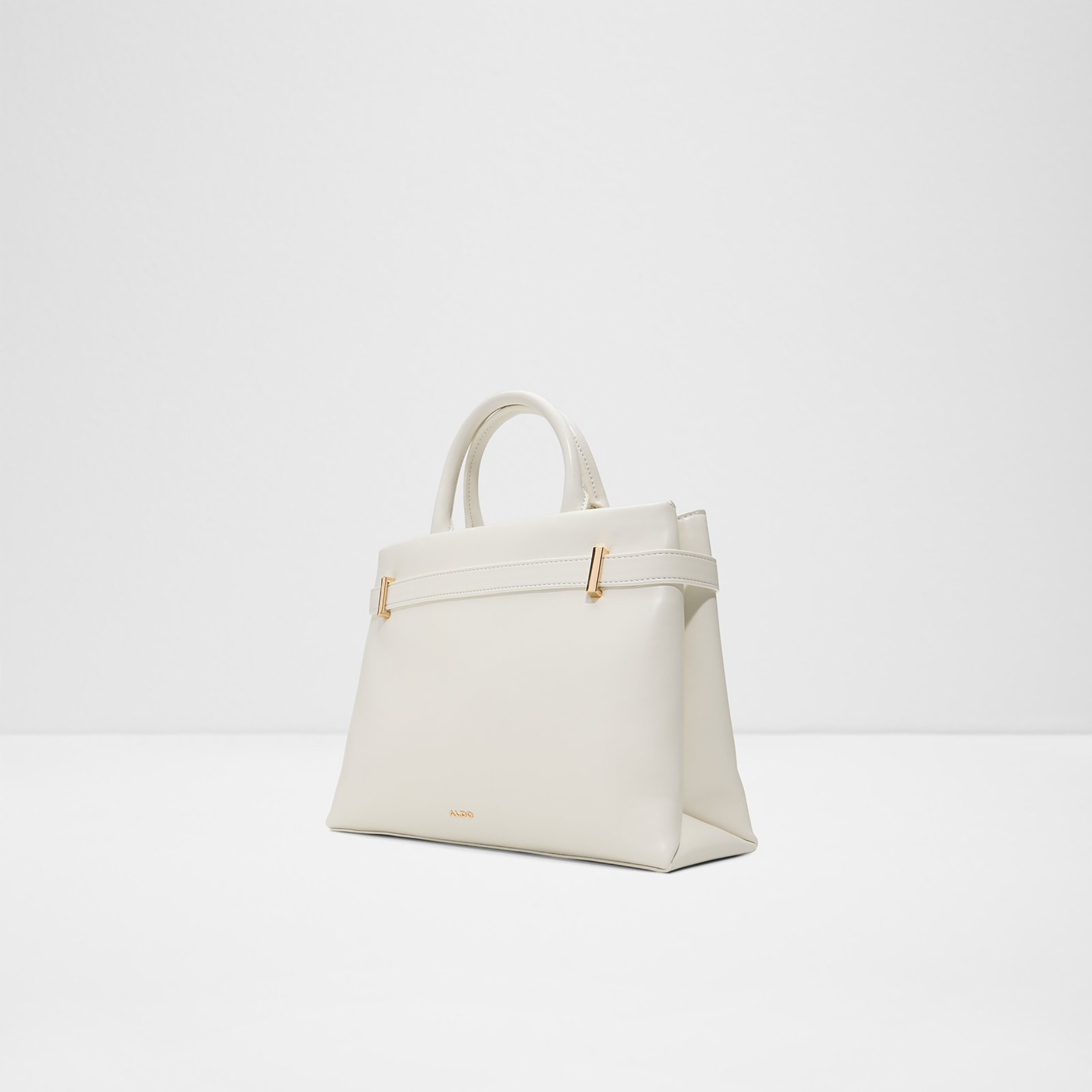 Aldo Alicie Plain Double Handle Satchel Bag with Magnetic Closure & Adjustable Strap-women-bagsandwallets-handbags-image-2