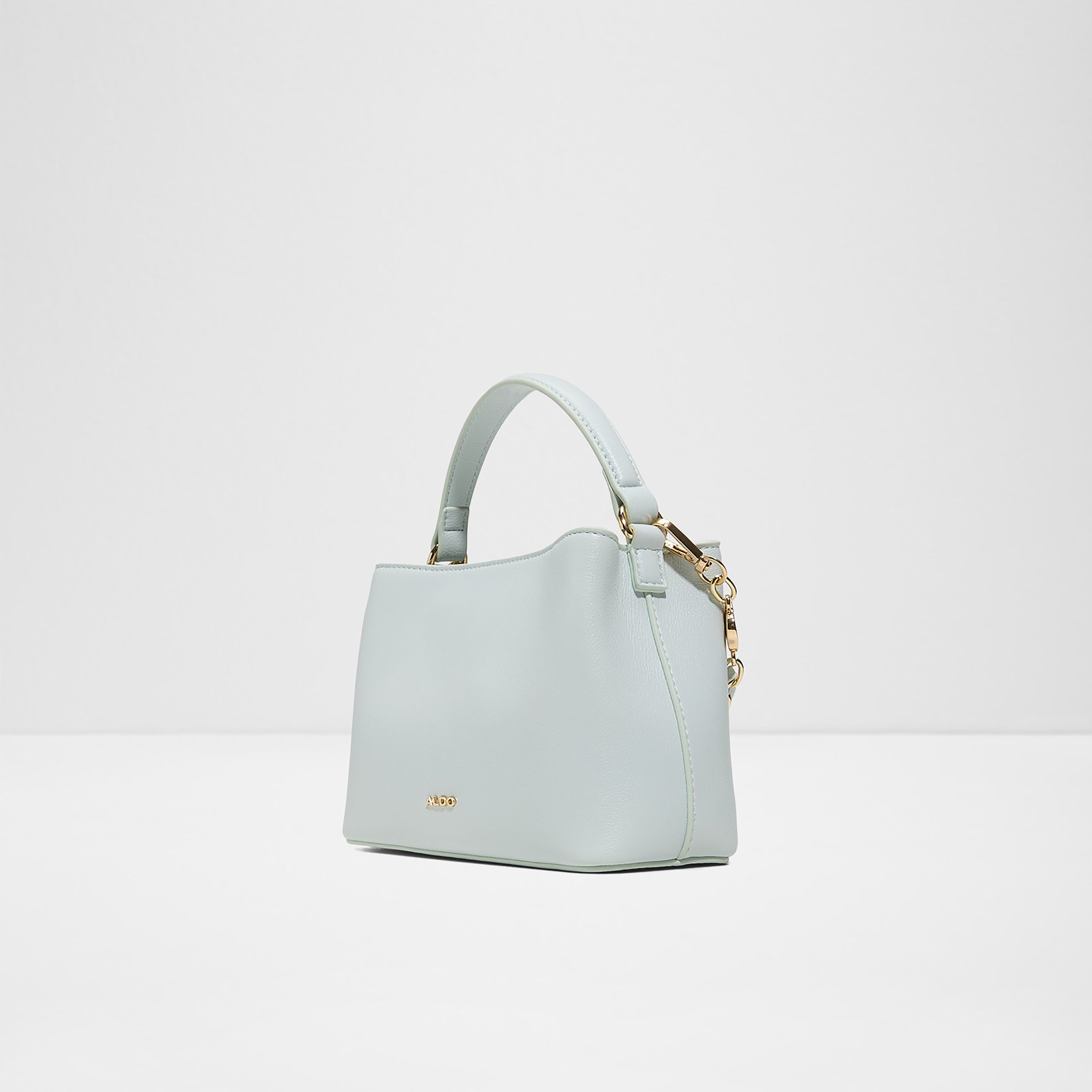 Aldo Valentya Plain Single Handle Satchel Bag with Magnetic Closure & Adjustable Strap-women-bagsandwallets-handbags-image-2