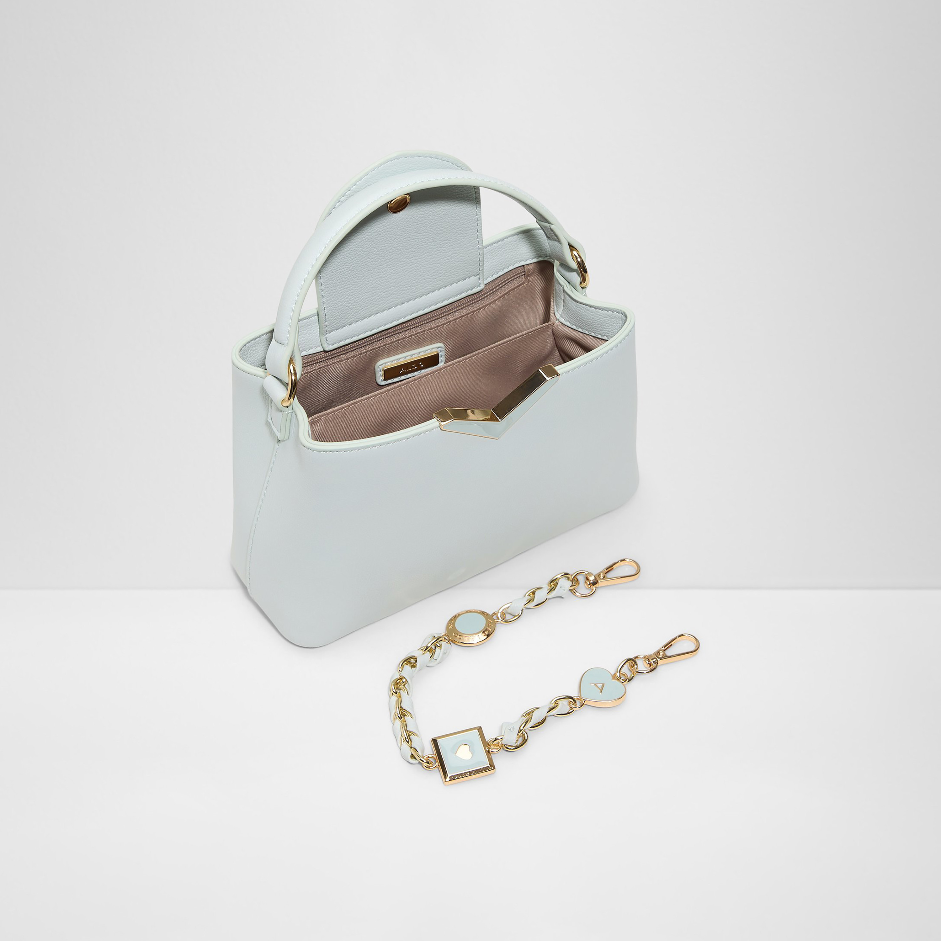 Aldo Valentya Plain Single Handle Satchel Bag with Magnetic Closure & Adjustable Strap-women-bagsandwallets-handbags-image-3