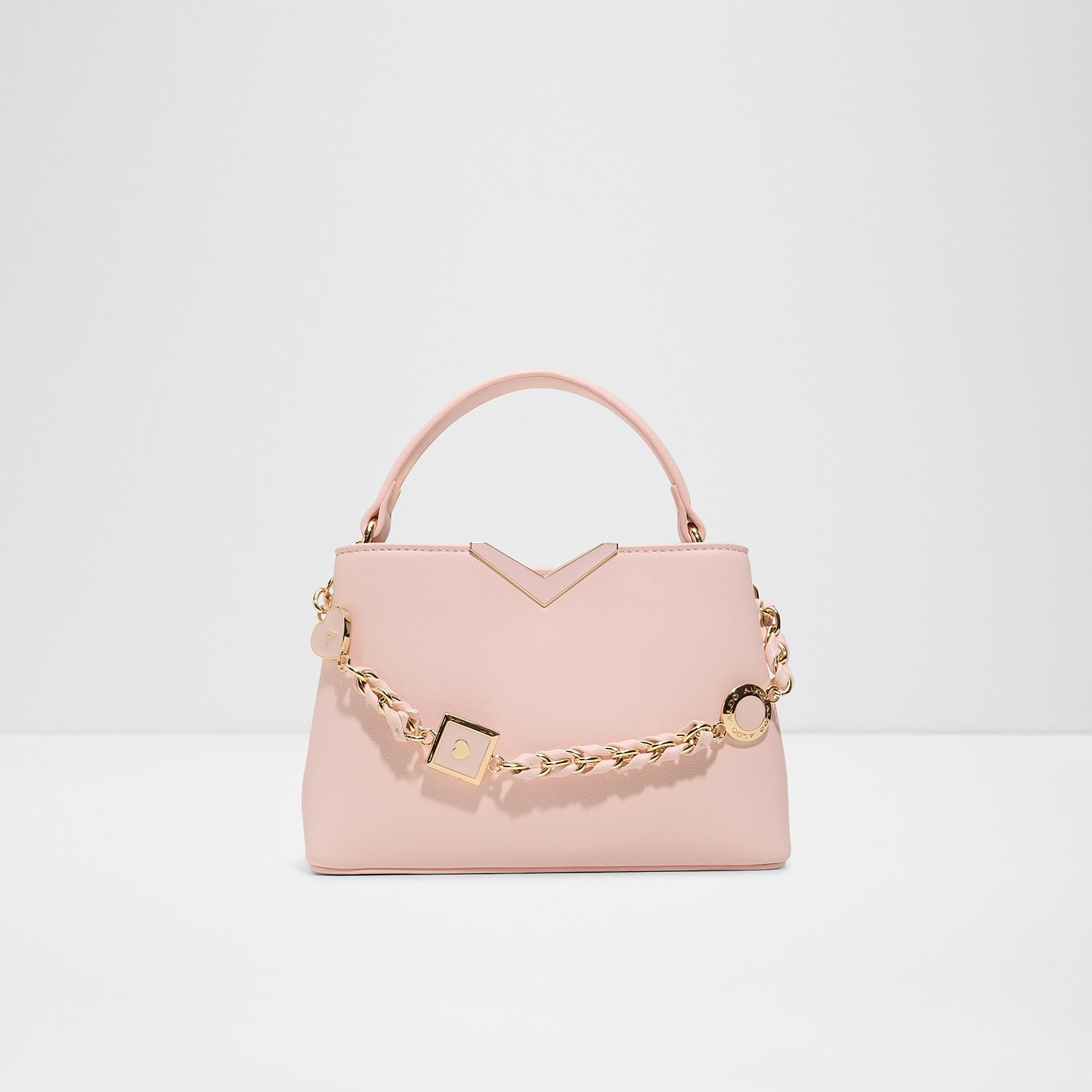 Aldo Valentya Plain Single Handle Satchel Bag with Magnetic Closure & Adjustable Strap-women-bagsandwallets-handbags-image-1