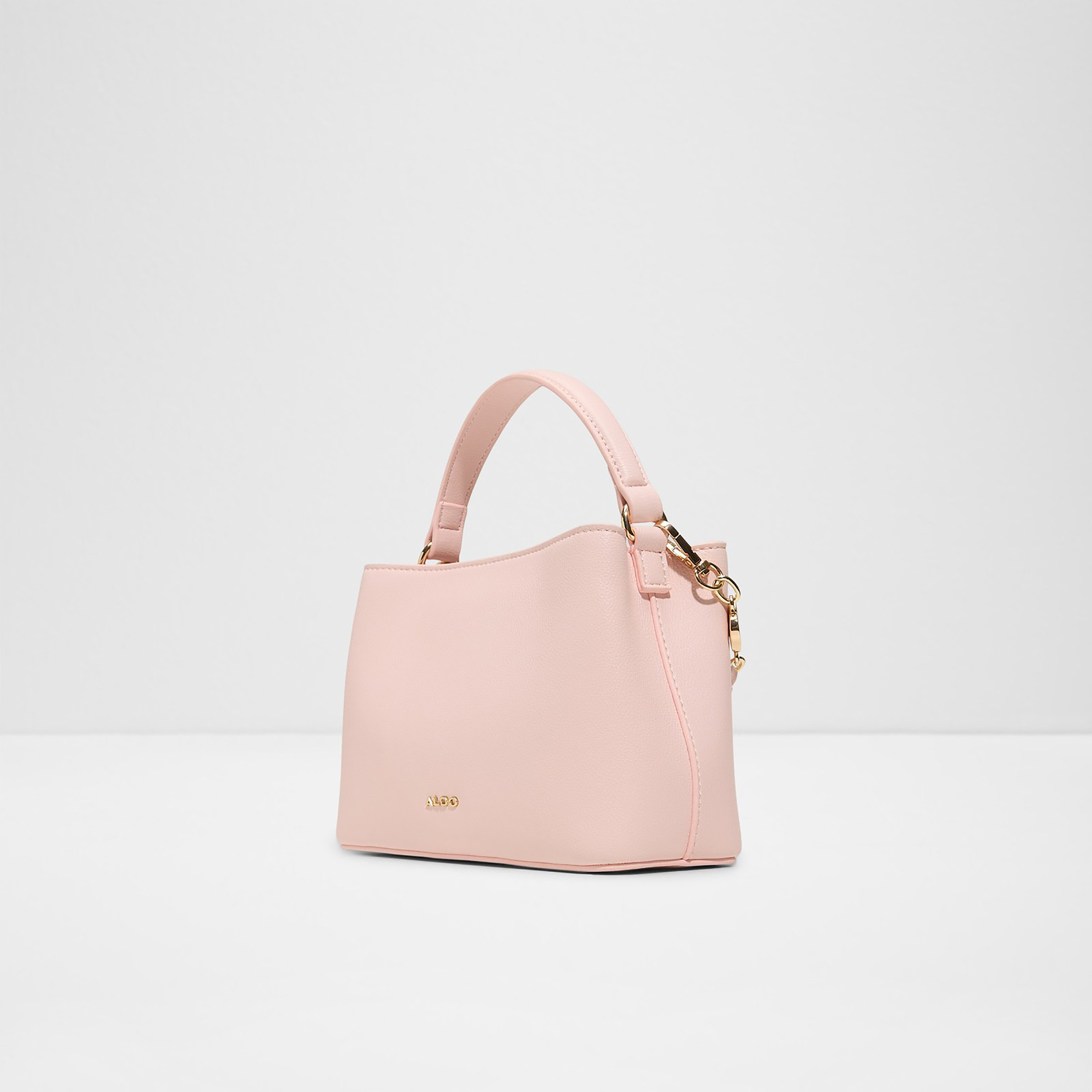 Aldo Valentya Plain Single Handle Satchel Bag with Magnetic Closure & Adjustable Strap-women-bagsandwallets-handbags-image-2