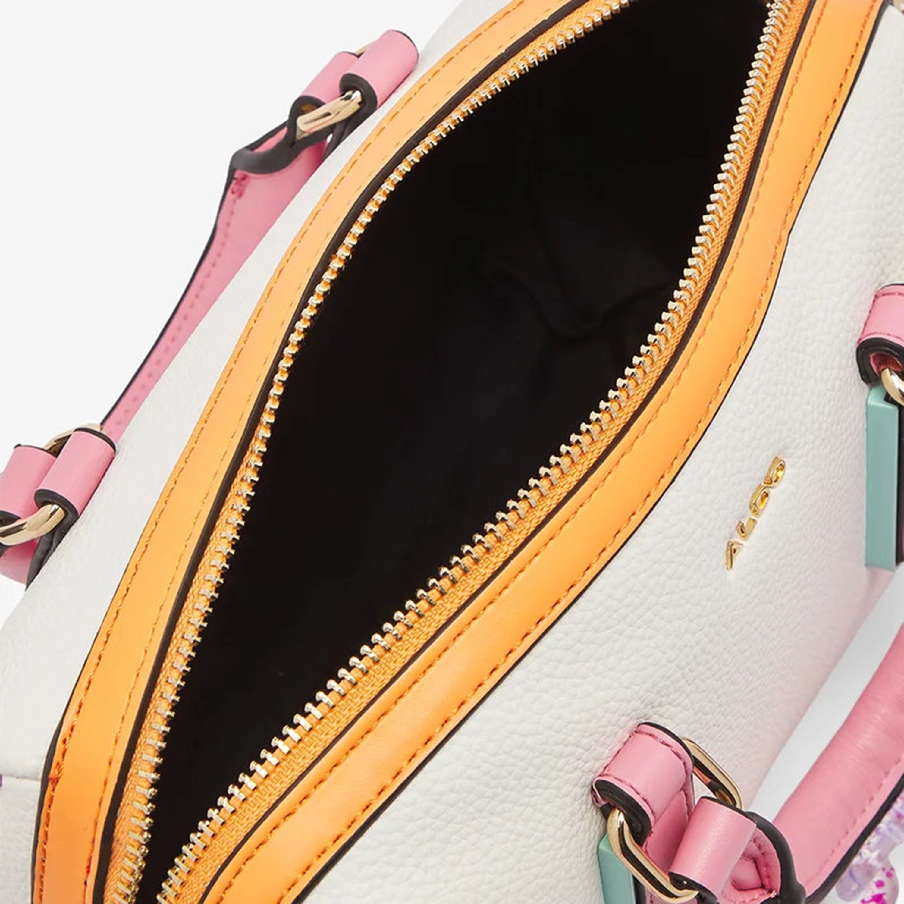 Aldo Azelia Textured Double Handle Shoulder Bag with Zip Closure & Strap-women-bagsandwallets-handbags-image-3