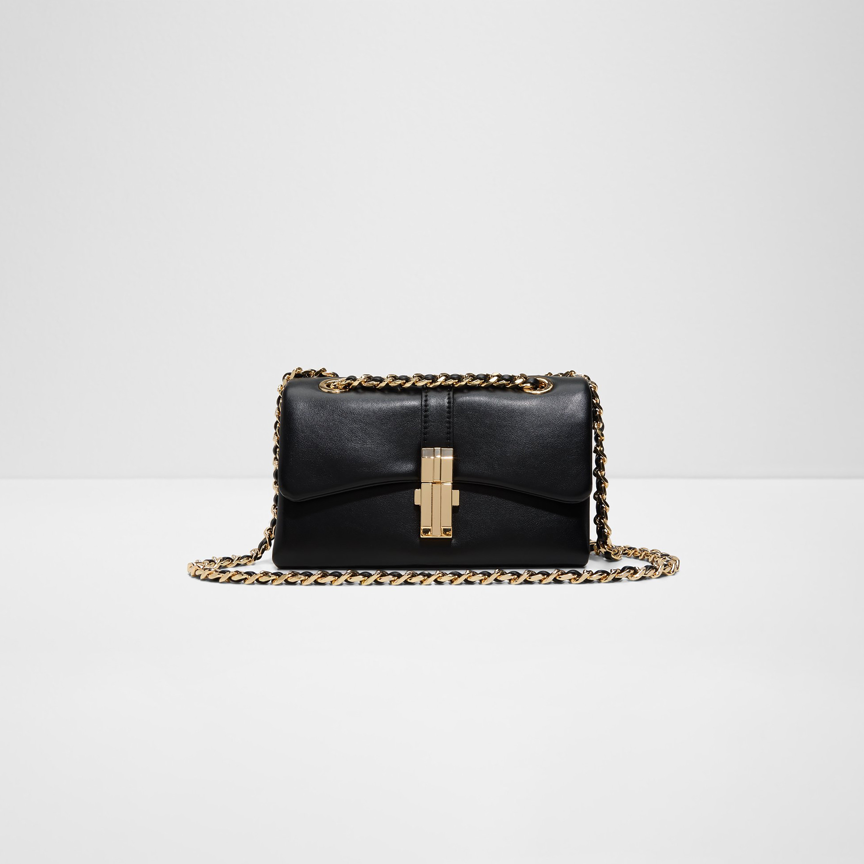 Aldo Aliciemini Plain Sling Bag with Flap Closure and Non-Detachable Strap-women-bagsandwallets-handbags-image-1
