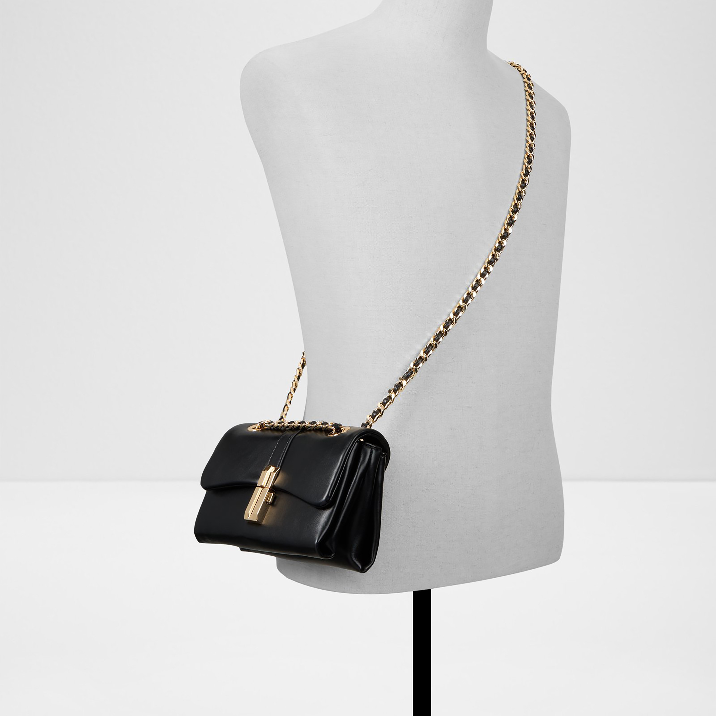 Aldo Aliciemini Plain Sling Bag with Flap Closure and Non-Detachable Strap-women-bagsandwallets-handbags-image-4