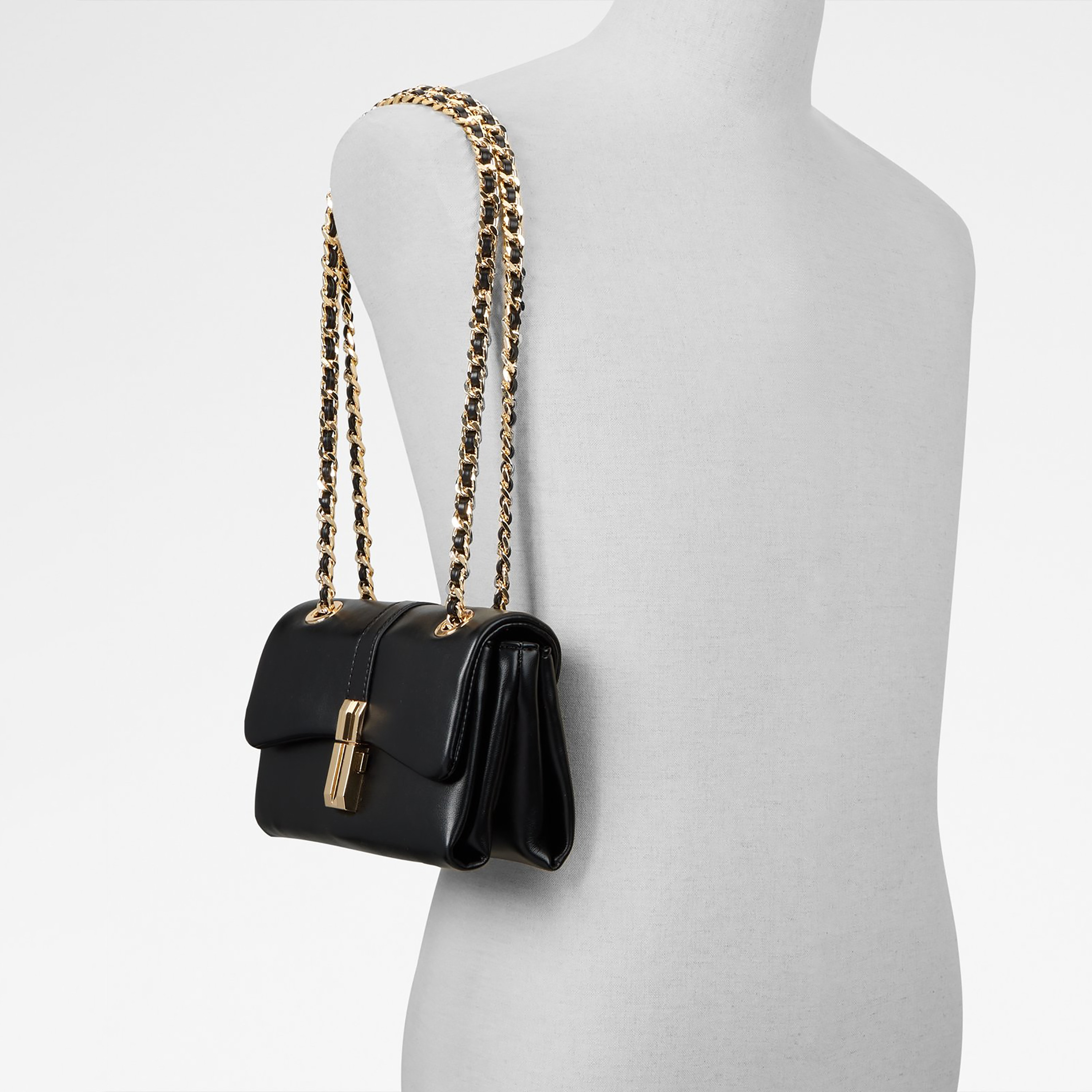 Aldo Aliciemini Plain Sling Bag with Flap Closure and Non-Detachable Strap-women-bagsandwallets-handbags-image-5