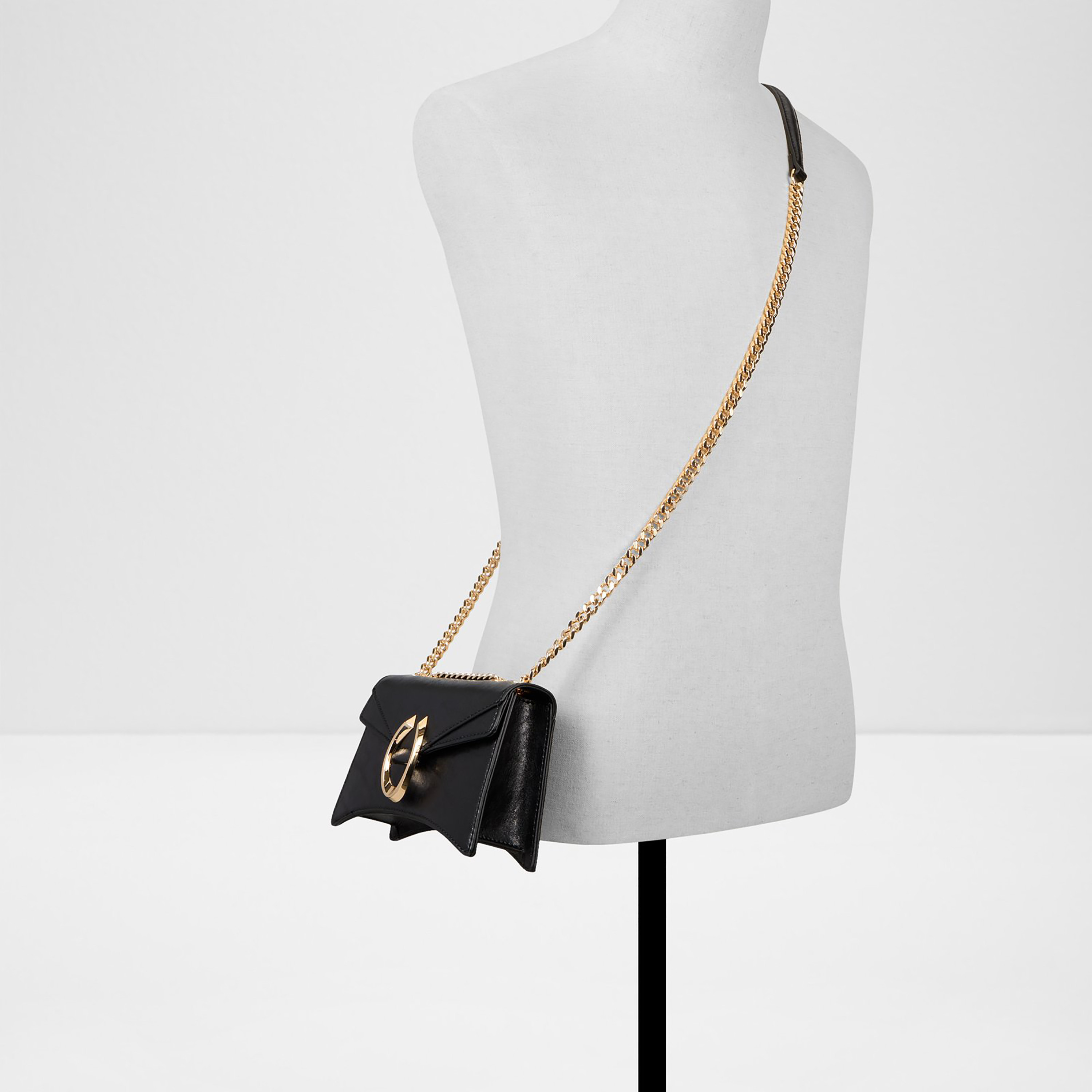 Aldo Fortuna Textured Sling Bag with Flap Closure and Detachable Strap-women-bagsandwallets-handbags-image-4