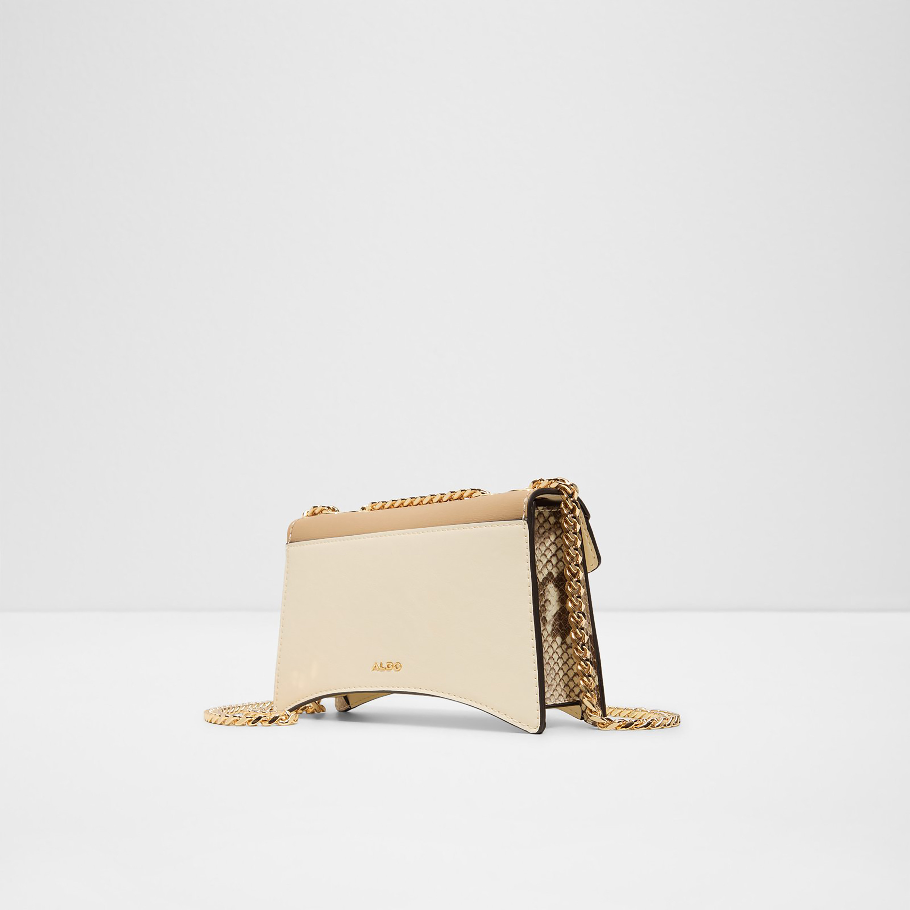 Aldo Fortuna Snake Textured Sling Bag with Magnetic Closure & Non-Detachable Strap-women-bagsandwallets-handbags-image-2