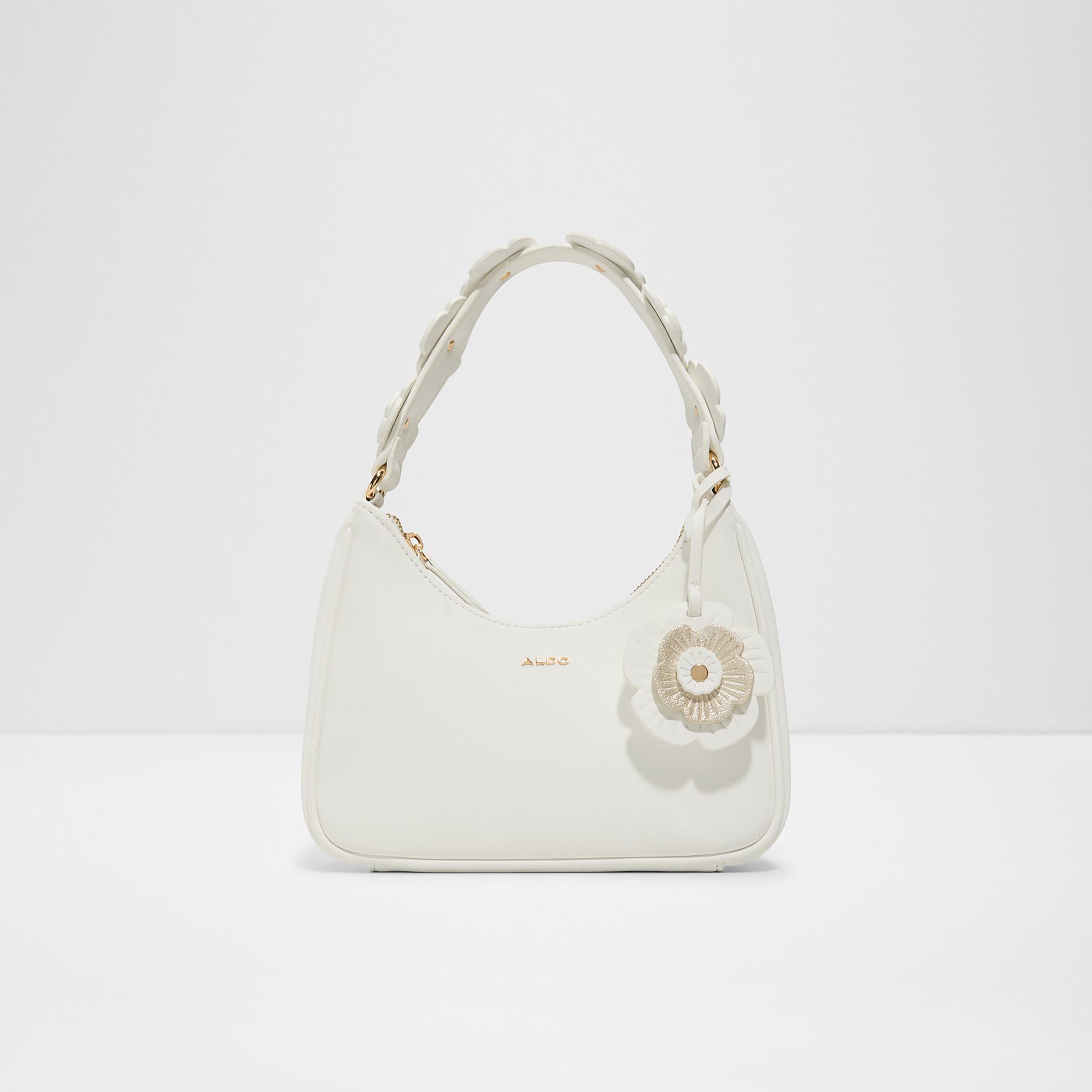 حقيبة كتف من ألدو فلورالين مزينة بتطريزات زهرية، بمقبض واحد وسحاب للإغلاق-women-bagsandwallets-handbags-image-1