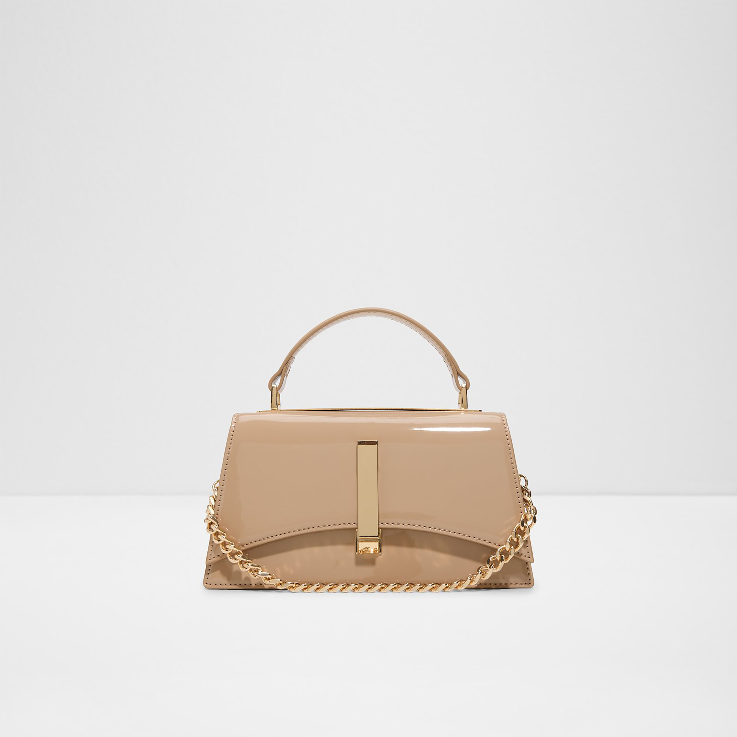 Aldo Arrabella Plain Top Handle Satchel Bag with Flap Closure and Adjustable Strap-women-bagsandwallets-handbags-image-1