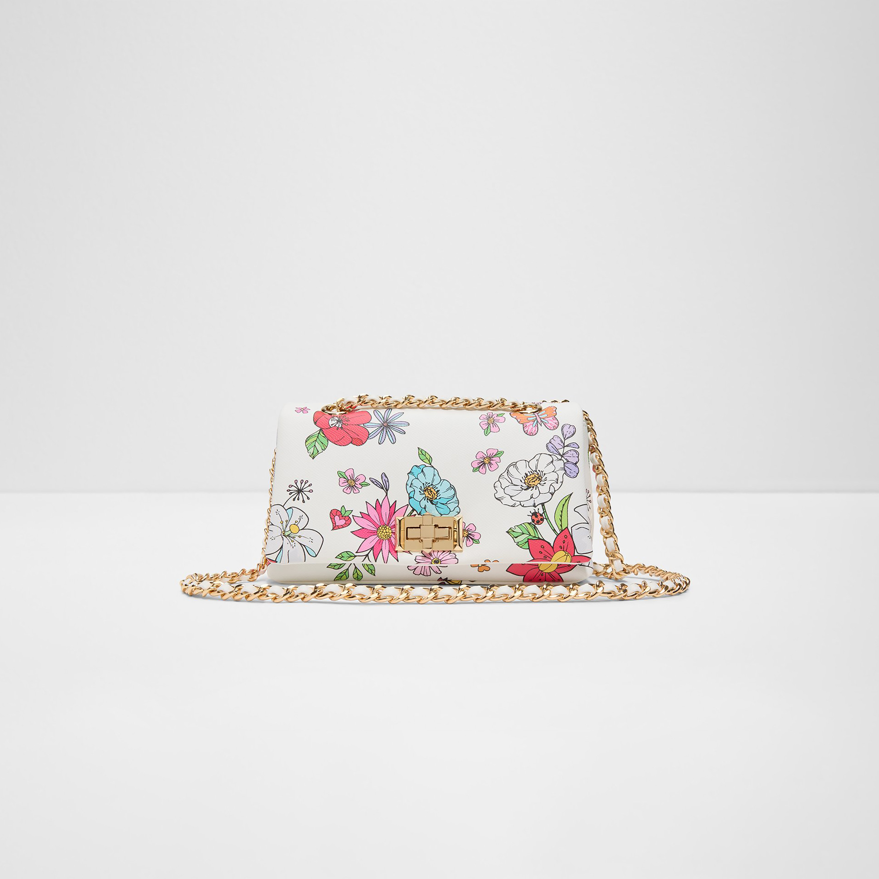 حقيبة كروسبودي من ألدو بتصميم زهور بتالبلوم، مزودة بقفل دوار وحزام غير قابل للفصل.-women-bagsandwallets-handbags-image-1