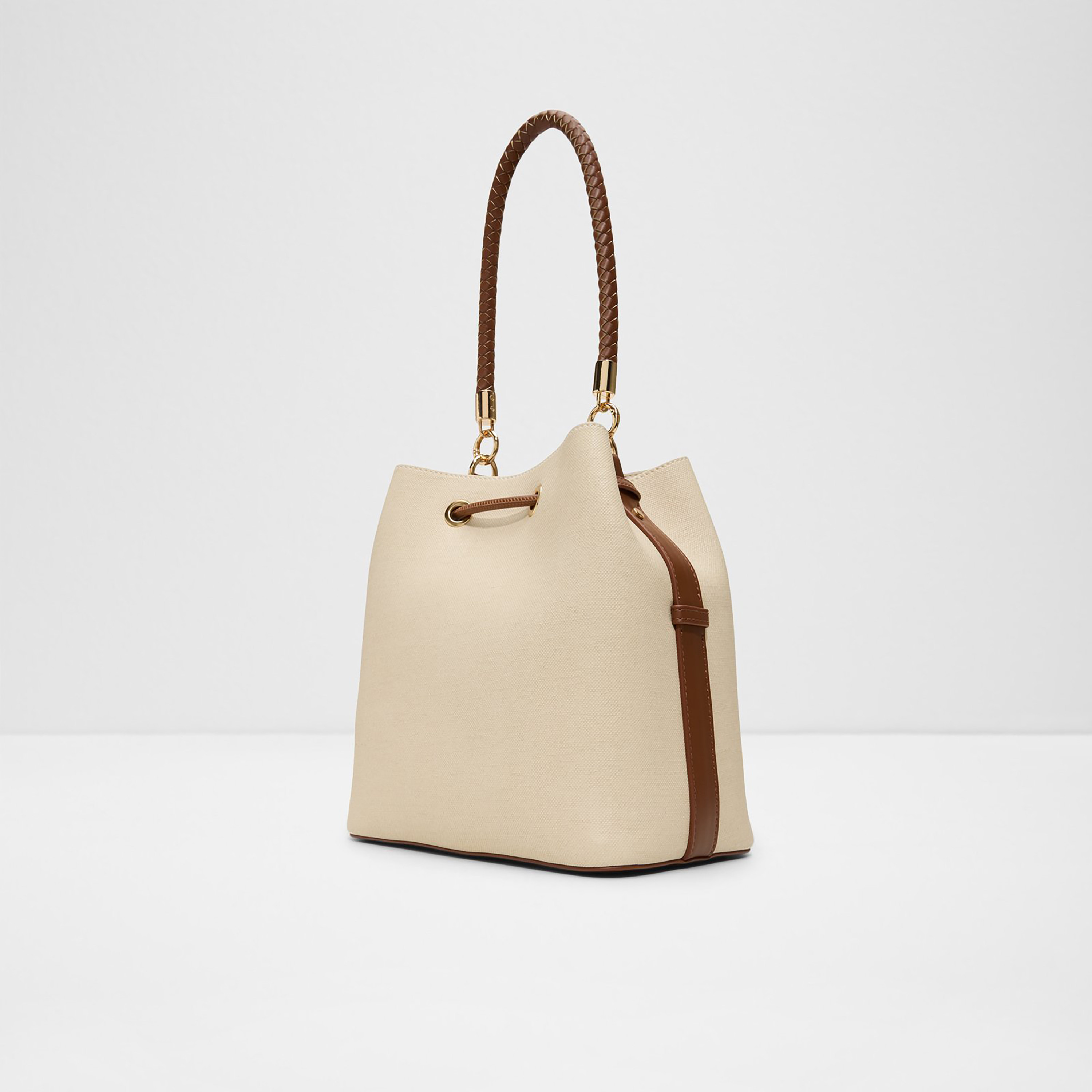 Aldo Oplin Plain Single Handle Bucket Bag with Drawstring Closure-women-bagsandwallets-handbags-image-2