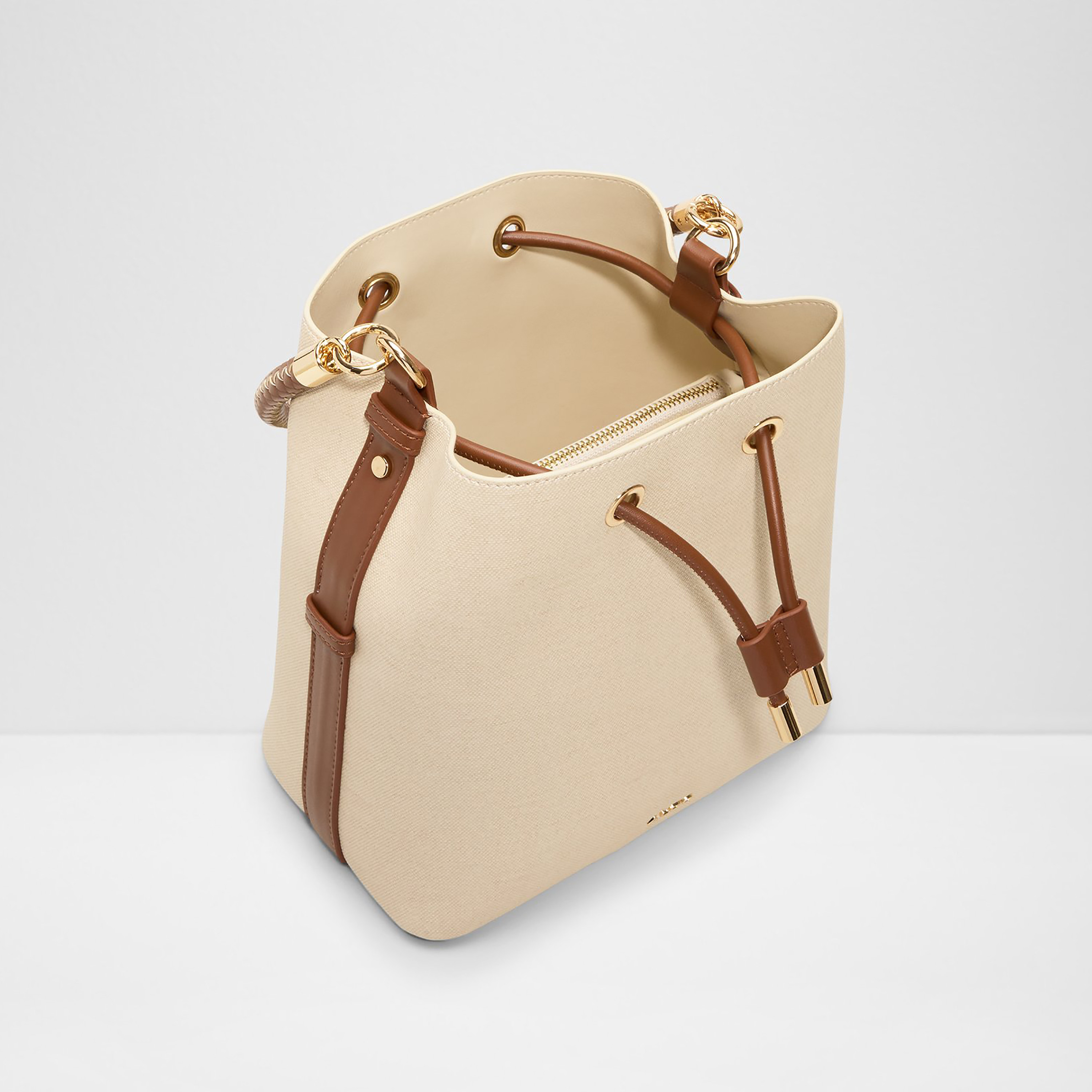 Aldo Oplin Plain Single Handle Bucket Bag with Drawstring Closure-women-bagsandwallets-handbags-image-3