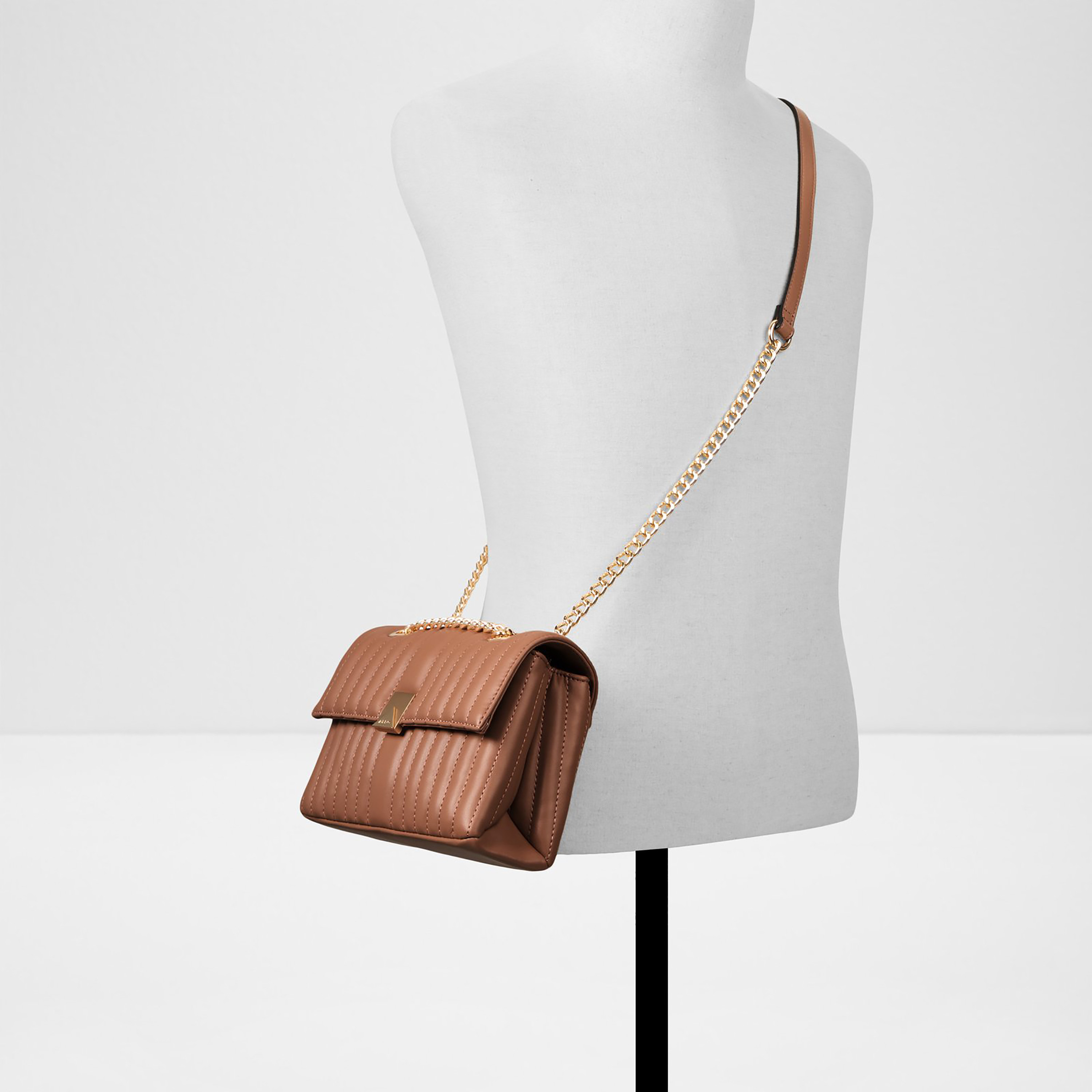 Aldo Burmis Quilted Crossbody Bag with Flap Closure and Non-Detachable Strap-women-bagsandwallets-handbags-image-4