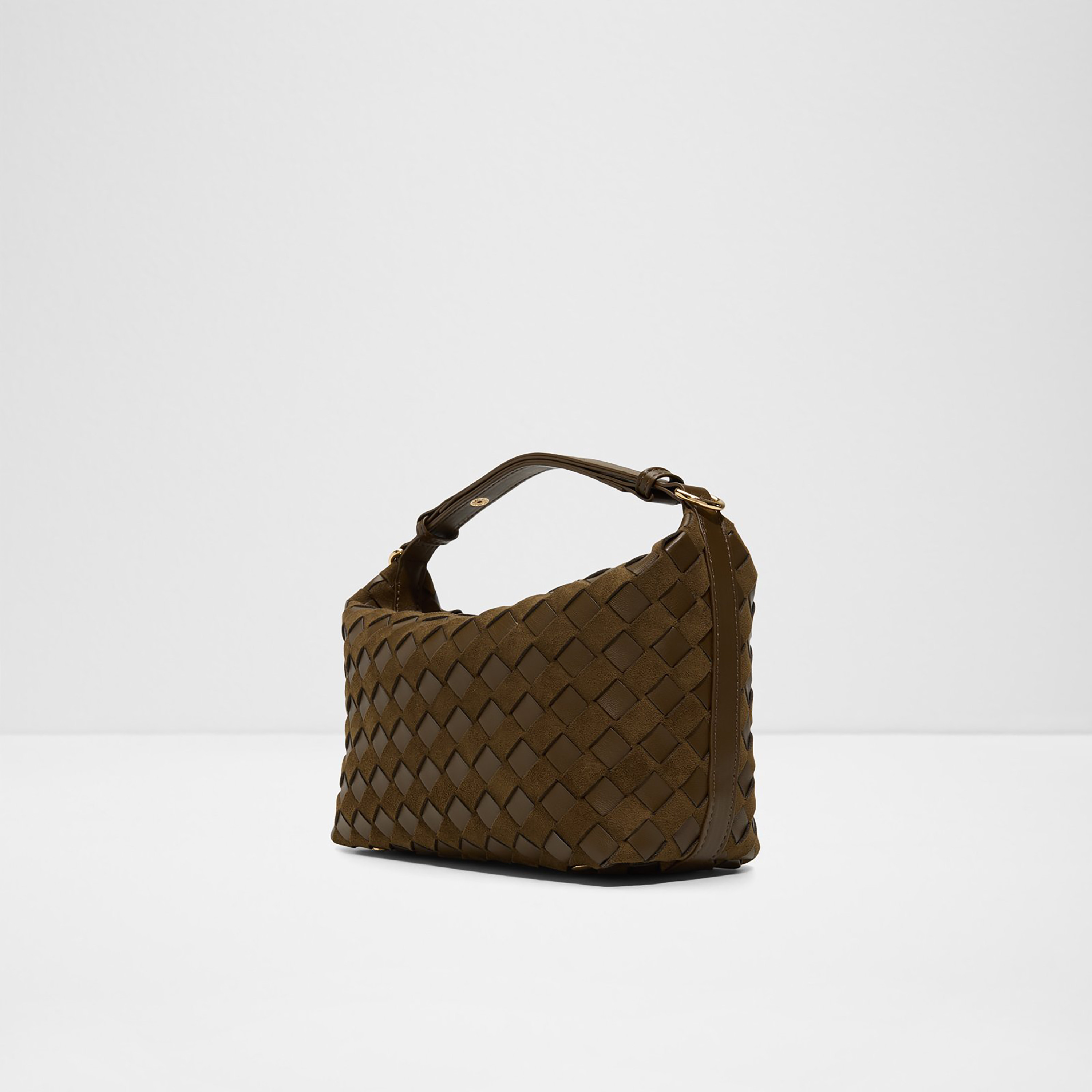 Aldo Rangifer Braided Single Handle Shoulder Bag with Zip Closure & Adjustable Strap-women-bagsandwallets-handbags-image-2