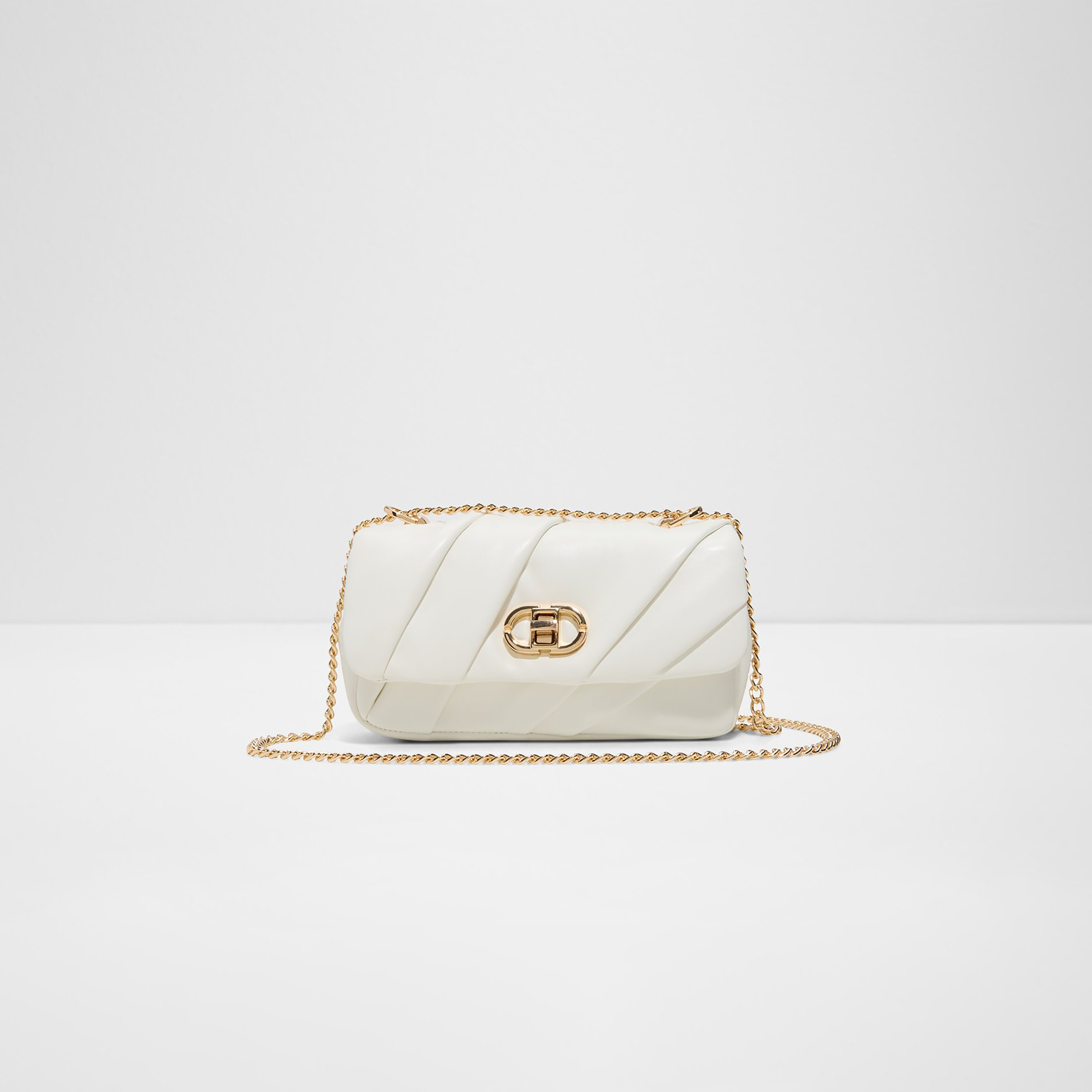 Aldo Isalea Pleated Sling Bag with Twist Lock and Non-Detachable Strap-women-bagsandwallets-handbags-image-1