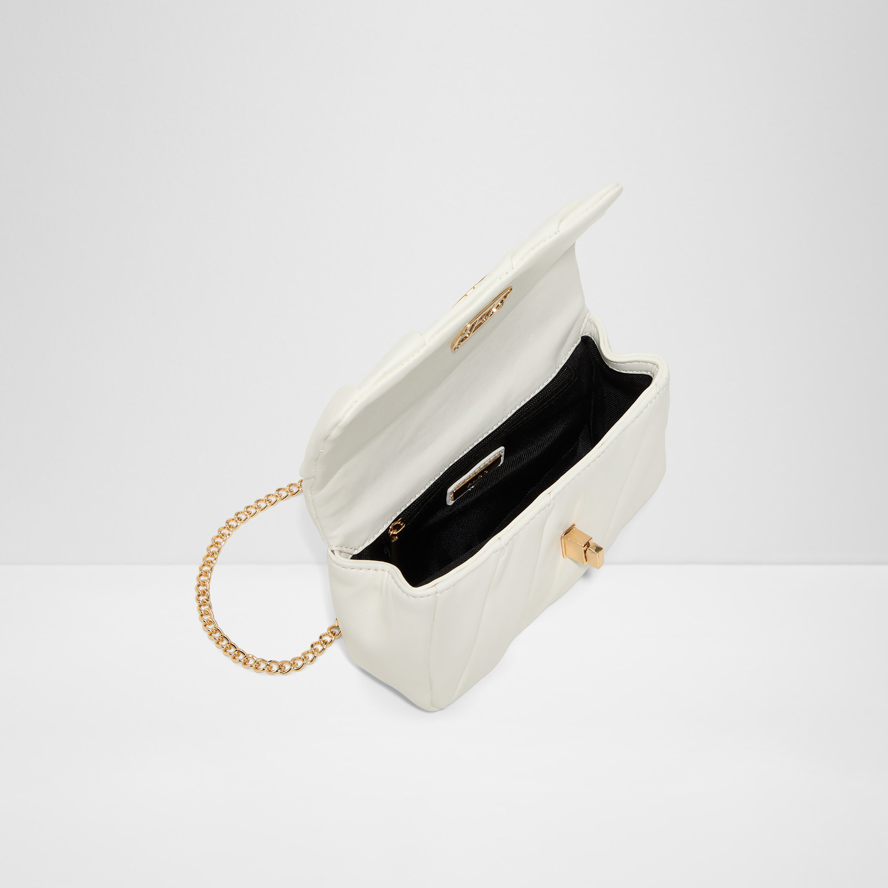 Aldo Isalea Pleated Sling Bag with Twist Lock and Non-Detachable Strap-women-bagsandwallets-handbags-image-3
