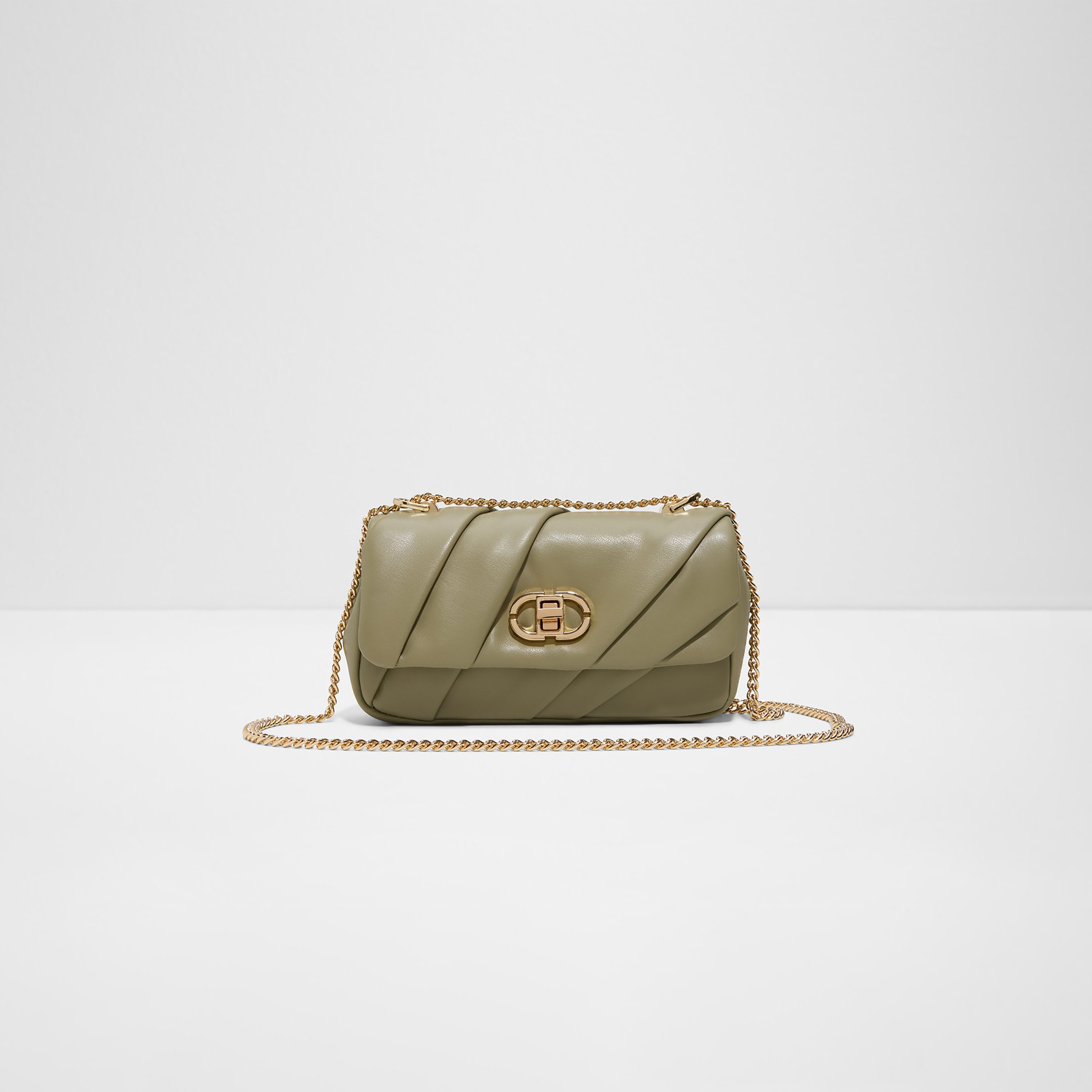 Aldo Isalea Pleated Crossbody Bag with Flap Closure and Non-Detachable Strap-women-bagsandwallets-handbags-image-1