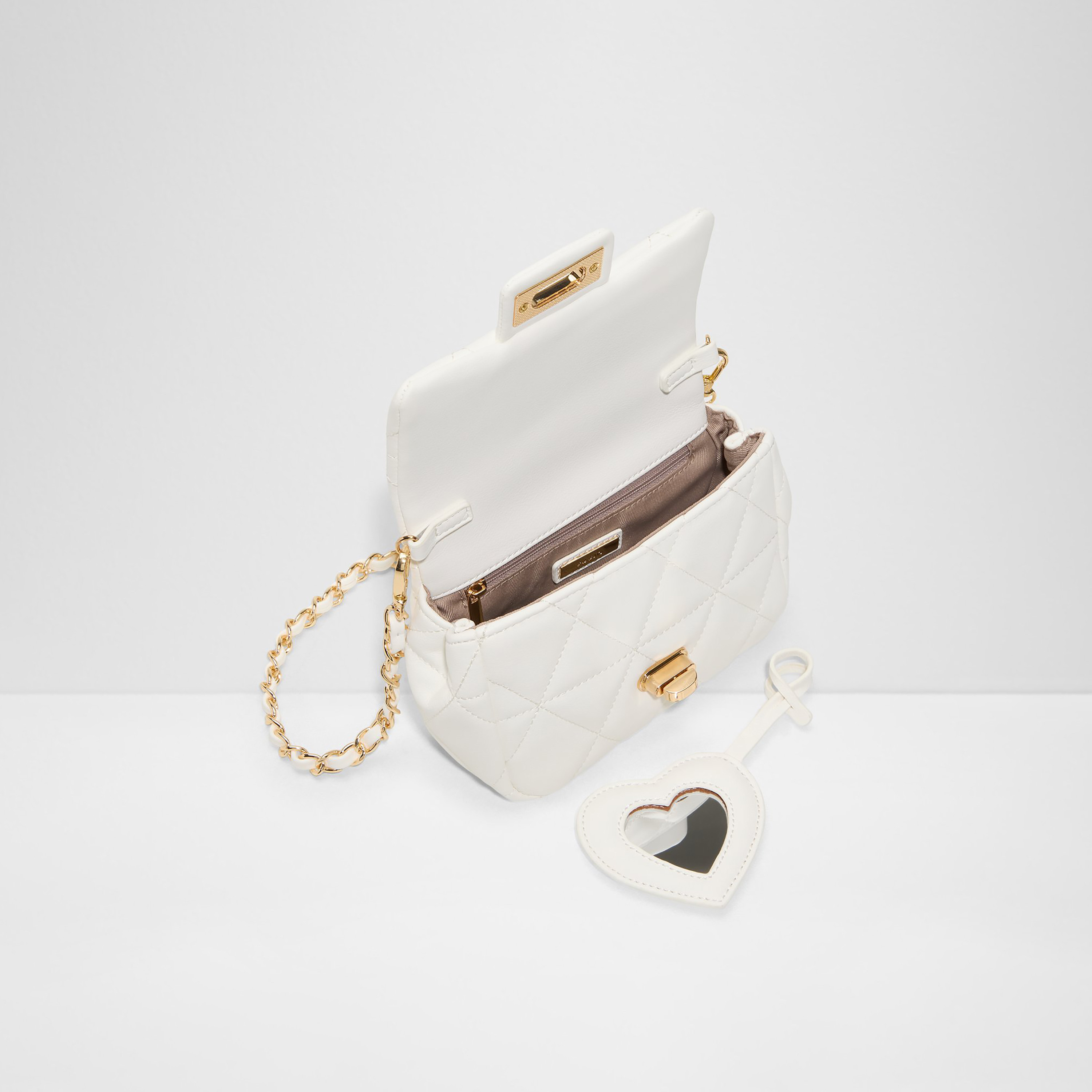 Aldo Bbellamini Quilted Crossbody Bag with Twist Lock and Non-Detachable Strap-women-bagsandwallets-handbags-image-3
