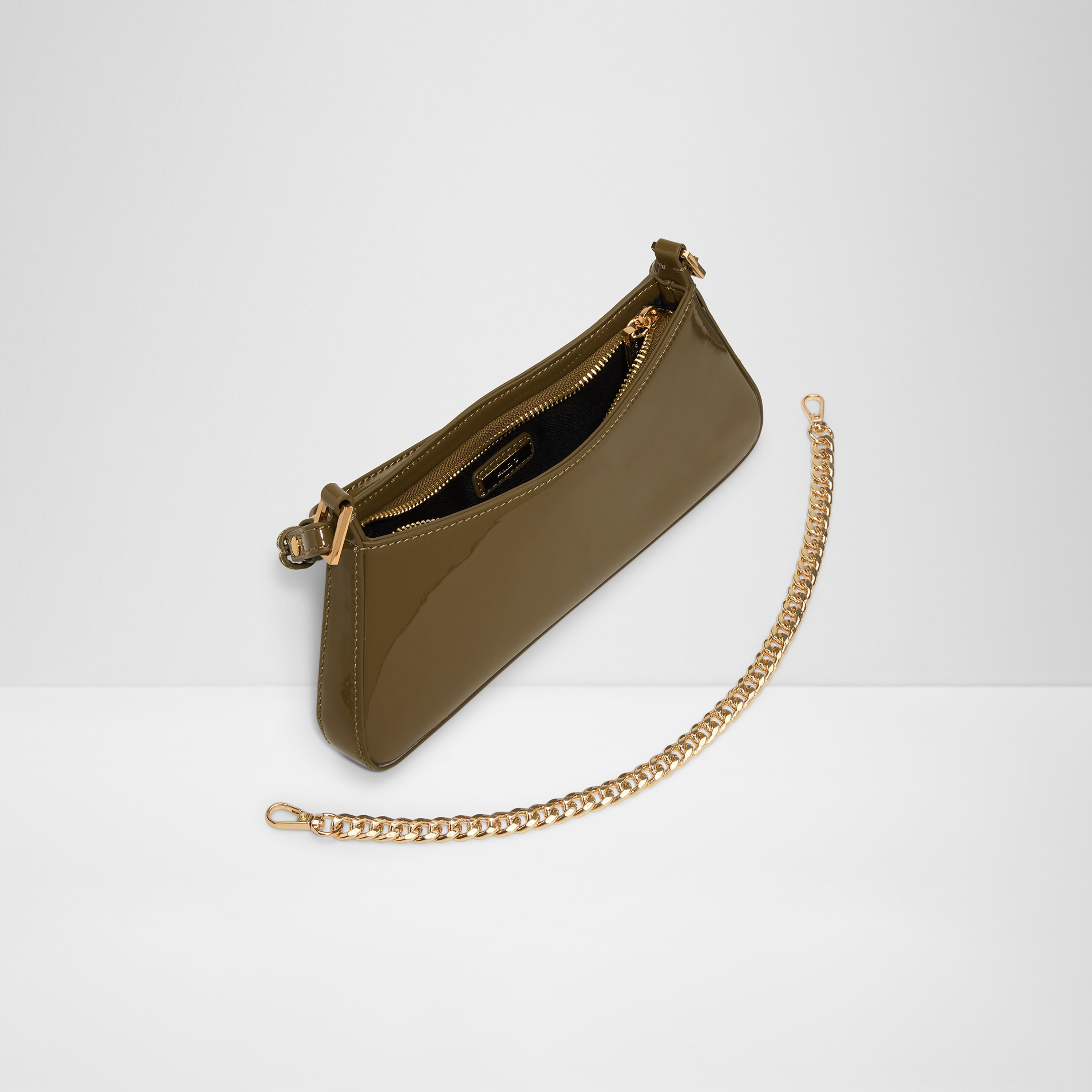 Aldo Jobelle Plain Single Handle Shoulder Bag with Zip Closure-women-bagsandwallets-handbags-image-3