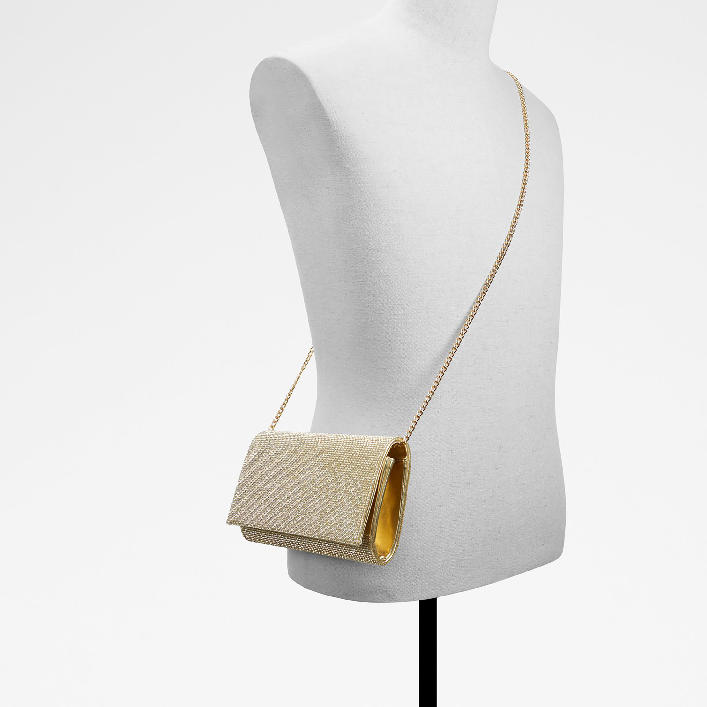 Aldo Fahari Embellished Clutch with Flap Closure and Detachable Strap-women-bagsandwallets-handbags-image-4