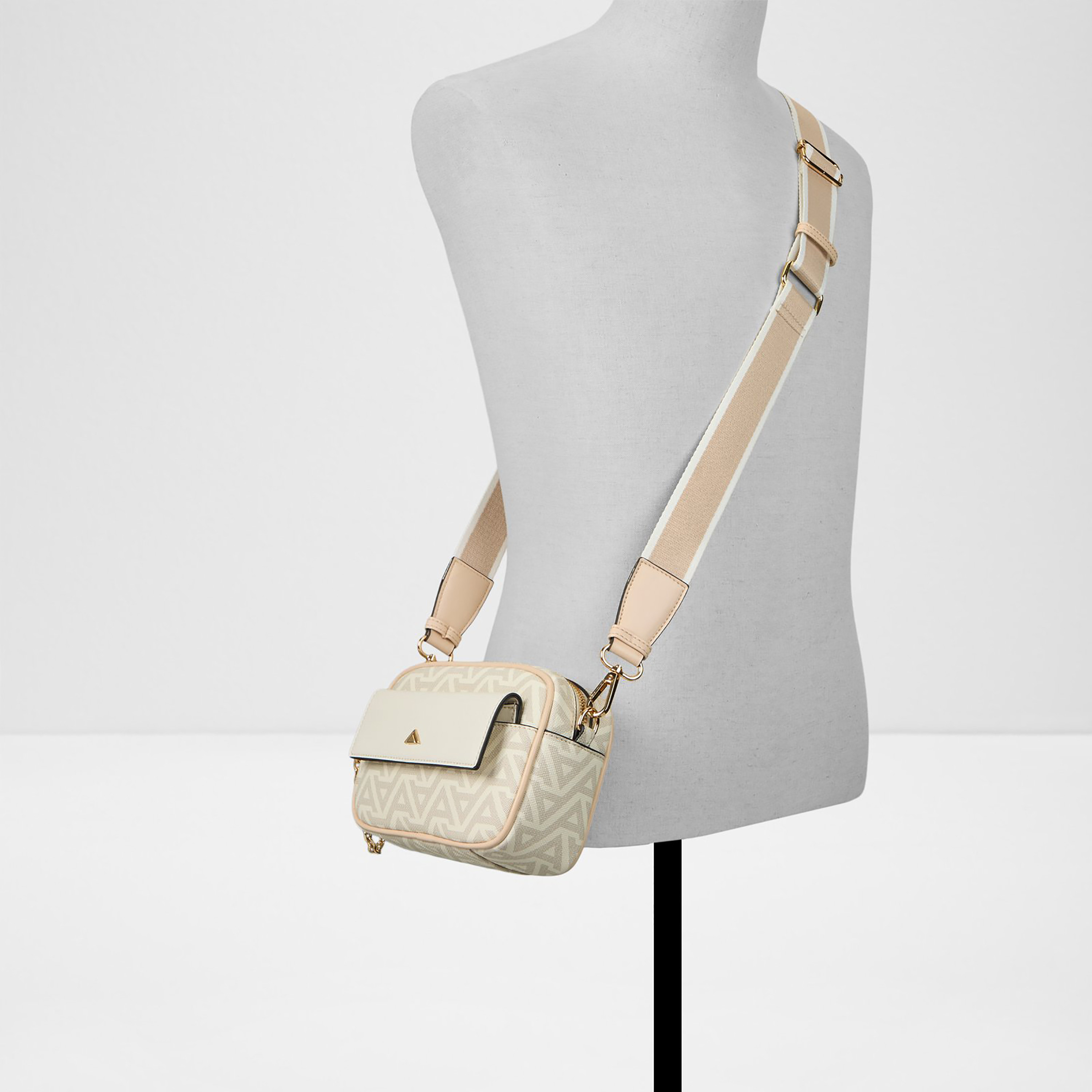 Aldo Kaeajar Monogram Crossbody Bag with Zip Closure and Adjustable Strap-women-bagsandwallets-handbags-image-4