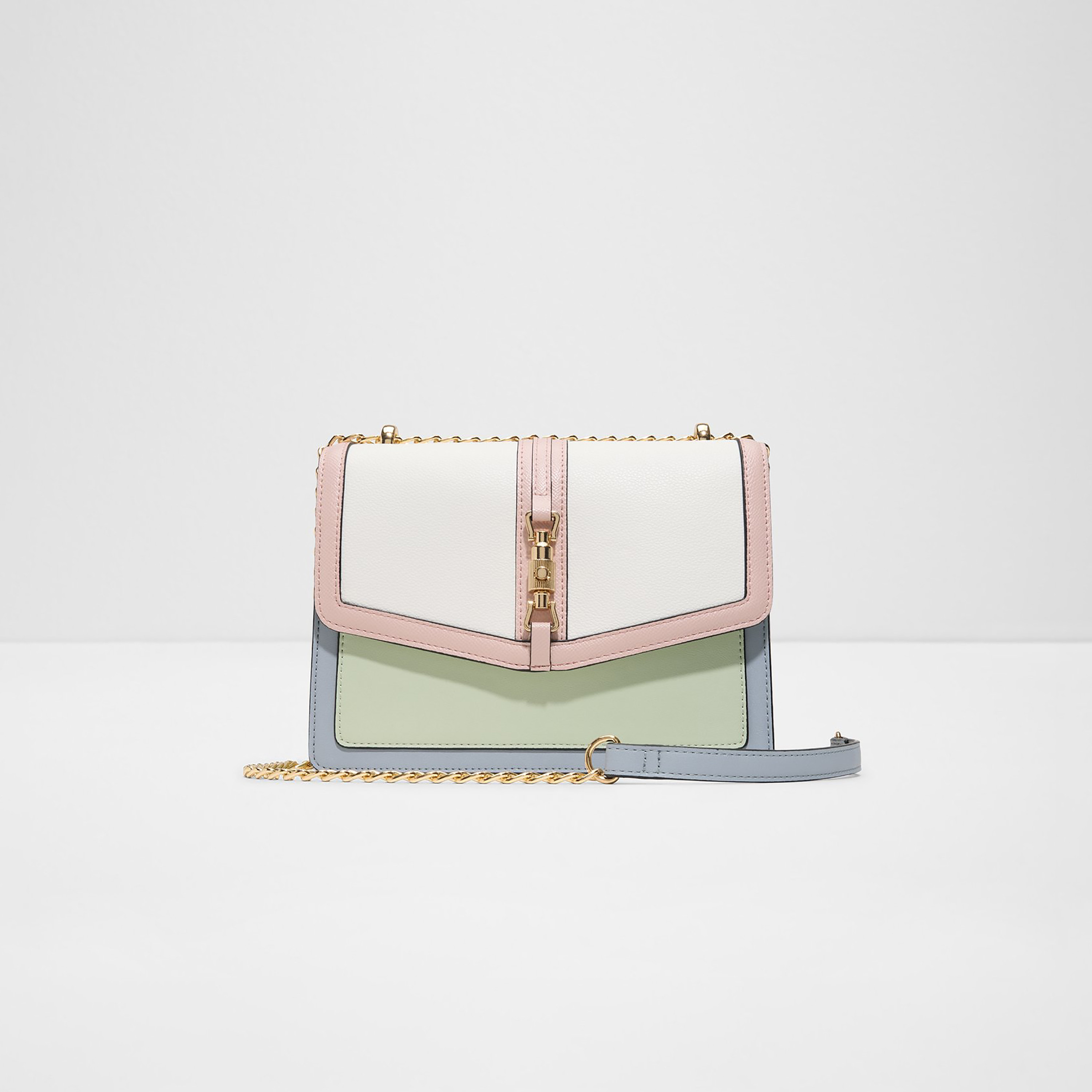Aldo Suisse Color Blocked Crossbody Bag with Flap Closure and Non-Detachable Strap-women-bagsandwallets-handbags-image-1