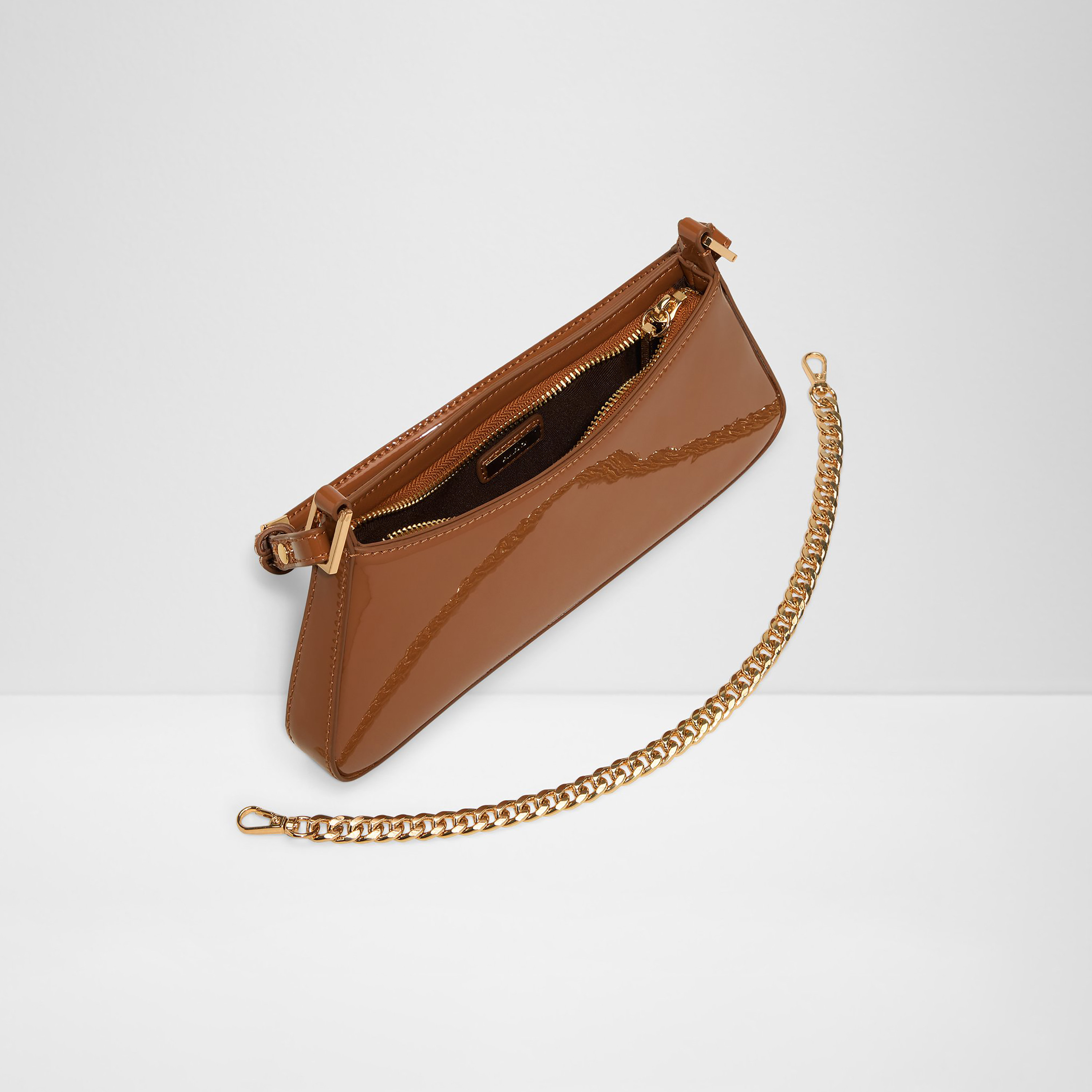 Aldo Jobelle Plain Single Handle Shoulder Bag with Zip Closure & Adjustable Strap-women-bagsandwallets-handbags-image-3