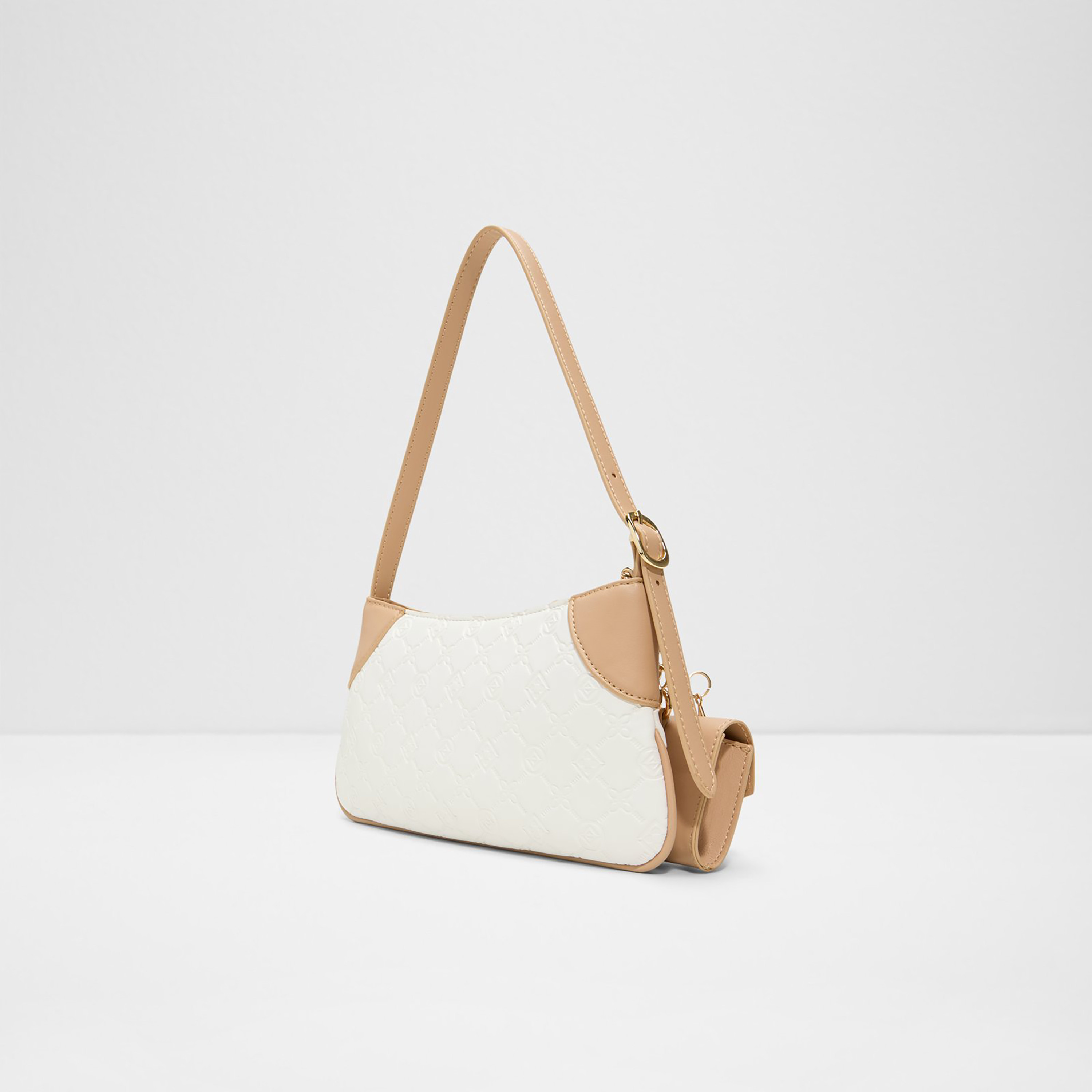 Aldo Kelia Monogram Single Handle Shoulder Bag with Zip Closure-women-bagsandwallets-handbags-image-2