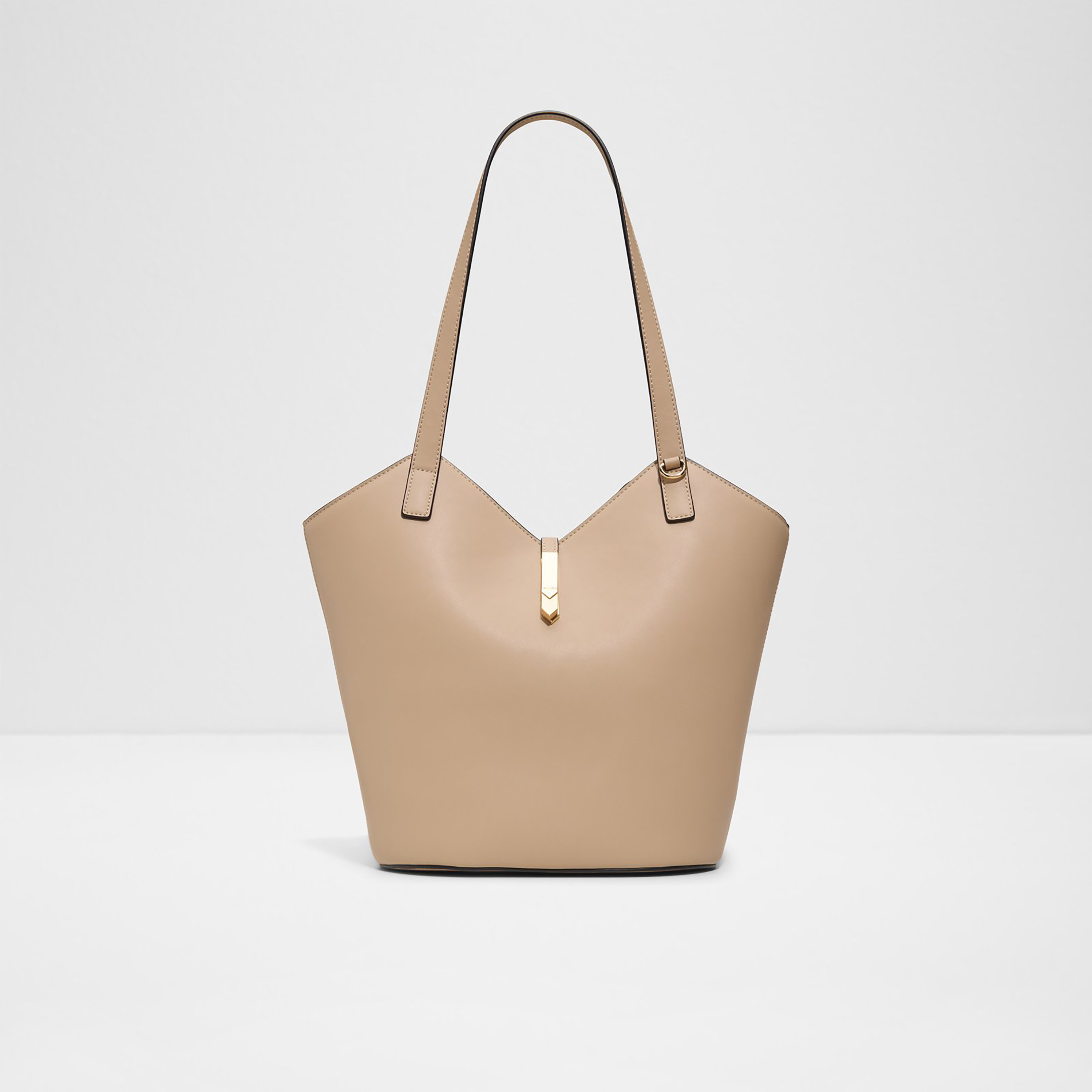 Aldo Hermitte Plain Double Handle Tote Bag with Magnetic Closure & Detachable Strap-women-bagsandwallets-handbags-image-1