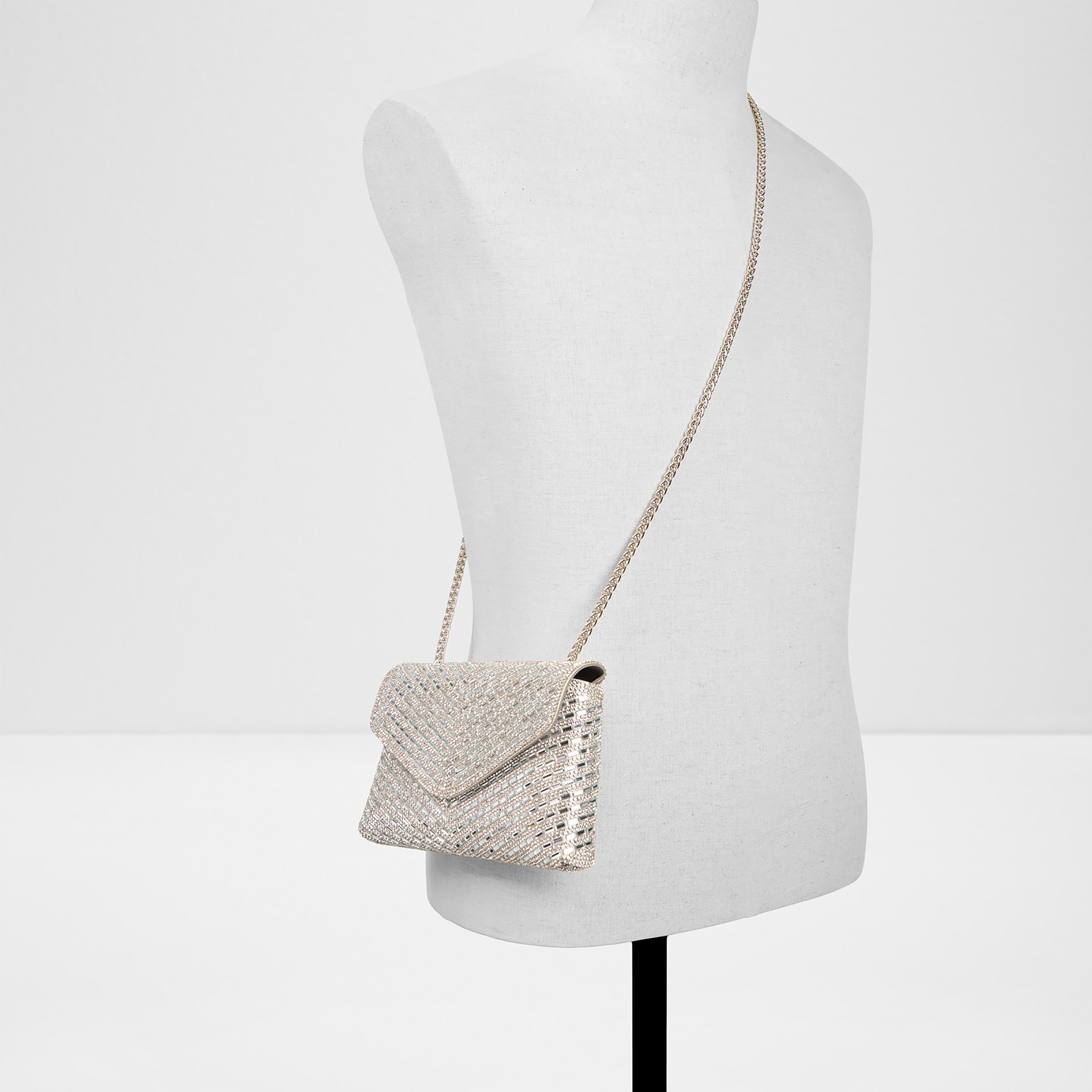 Aldo Embellished Sling Bag with Flap Closure and Non-Detachable Strap-women-bagsandwallets-handbags-image-4