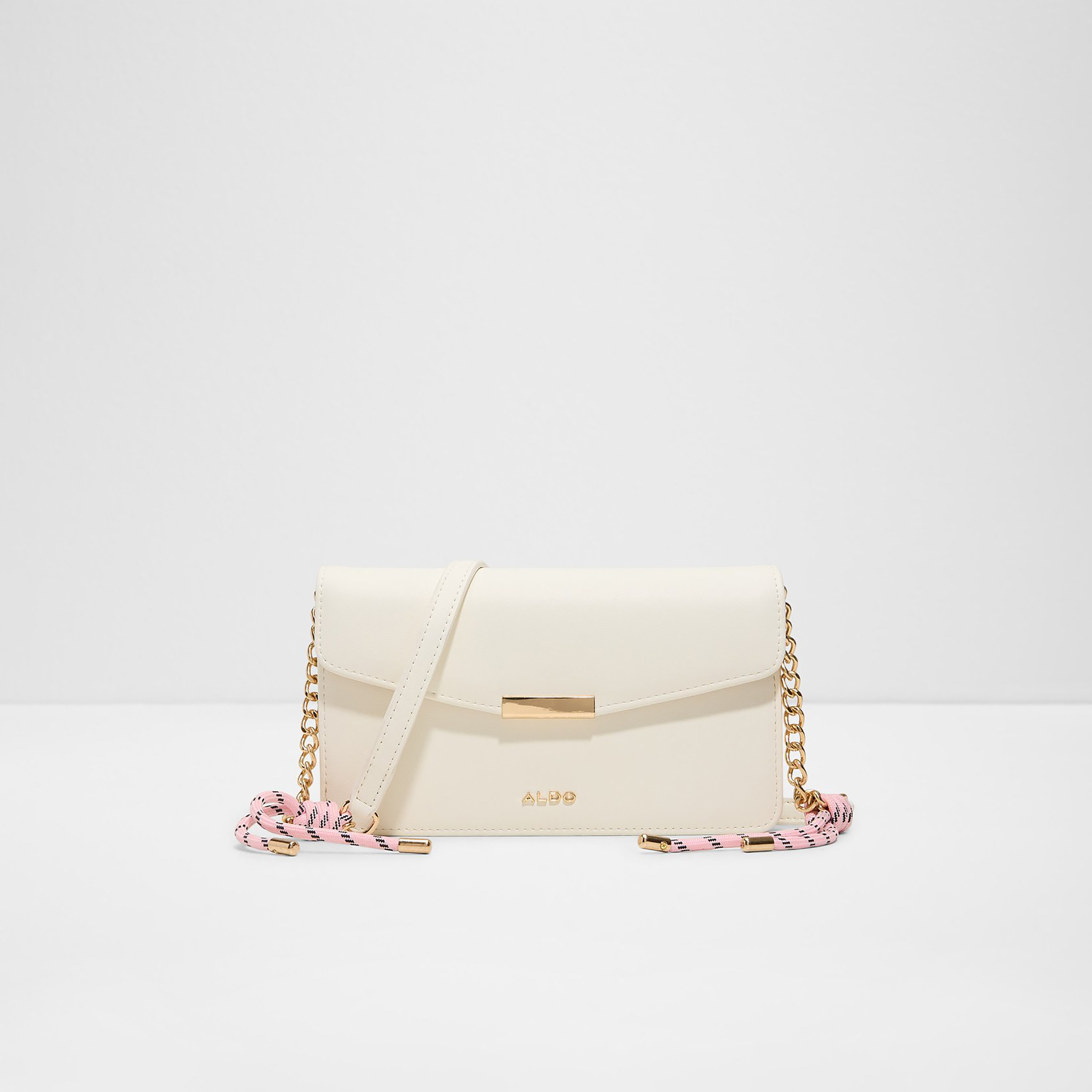 حقيبة كتف سادة من ألدو مانتان مزودة بغطاء قلاب وحزام غير قابل للفصل-women-bagsandwallets-handbags-image-1