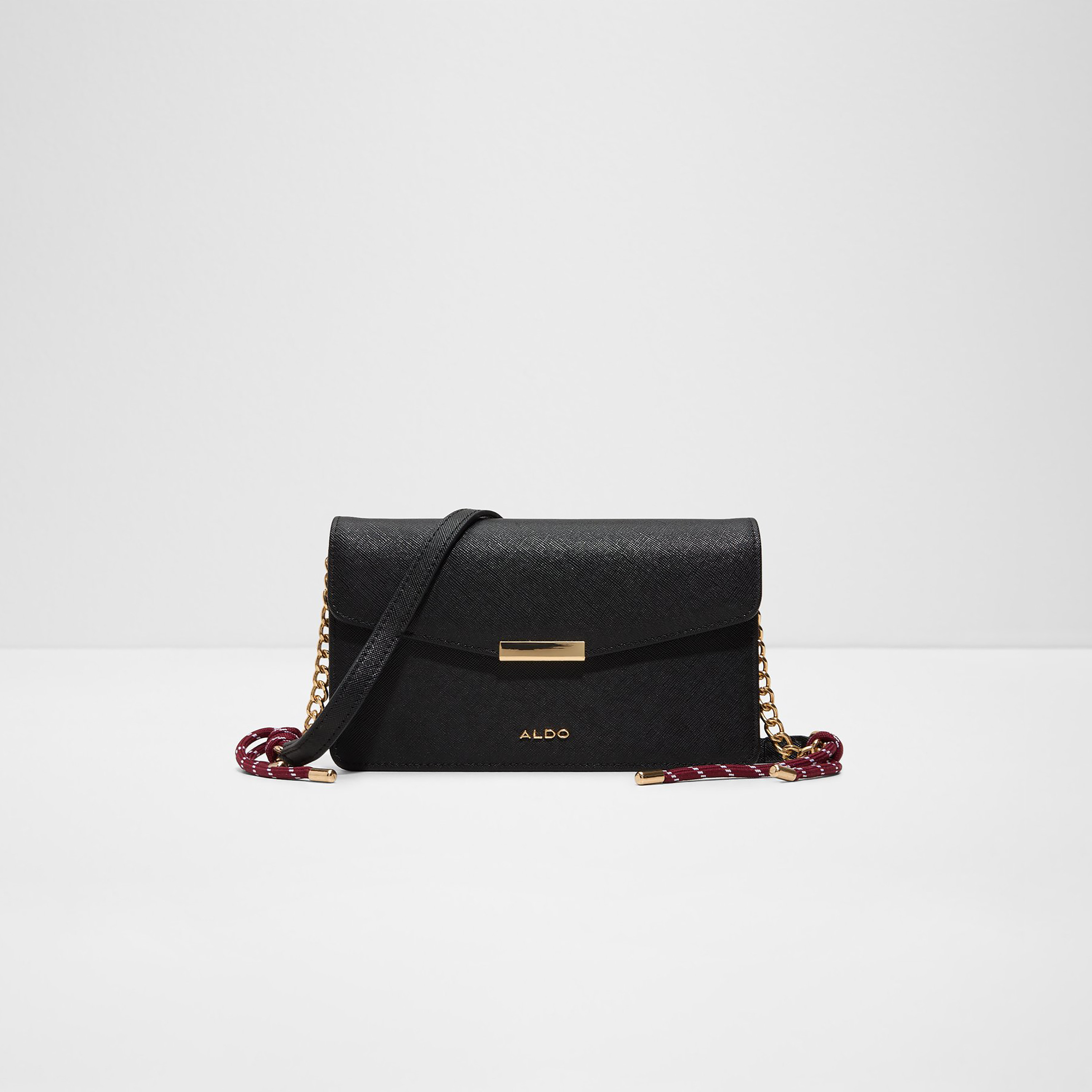 حقيبة كتف من ألدو مانتان ذات ملمس مميز، مزودة بغطاء قلاب وحزام غير قابل للفصل-women-bagsandwallets-handbags-image-1